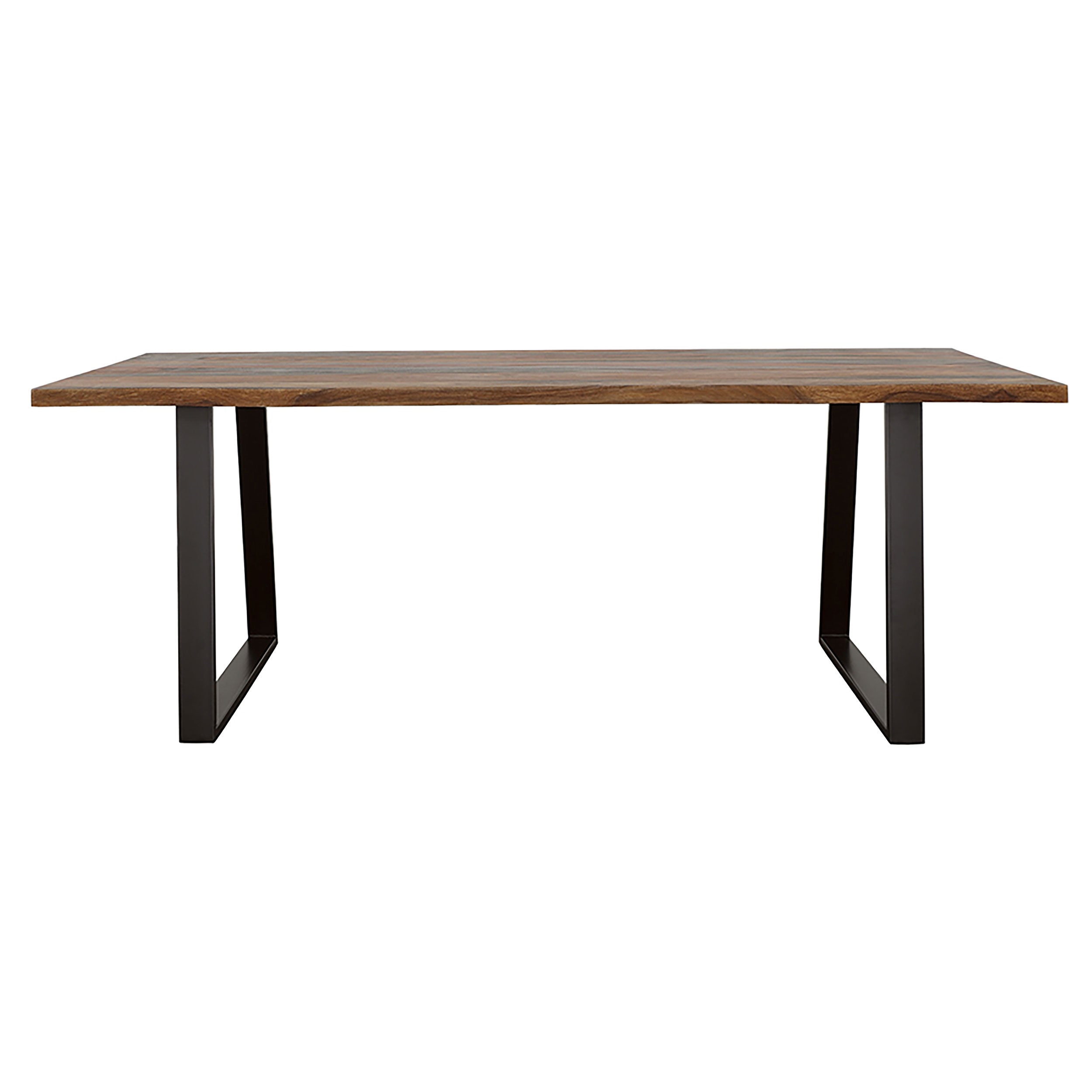 Ditman 80-inch Live Edge Dining Table Grey Sheesham-CoasterElevations