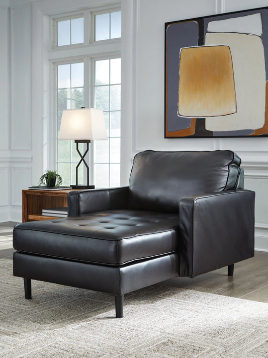 Bryceview - Chaise - Onyx - Best Buy Furniture