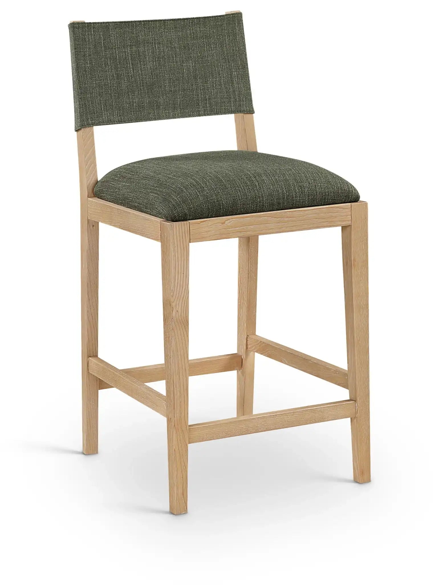 Avon - Linen Textured Performance Fabric Upholstered Counter Stool - Best Buy Furniture
