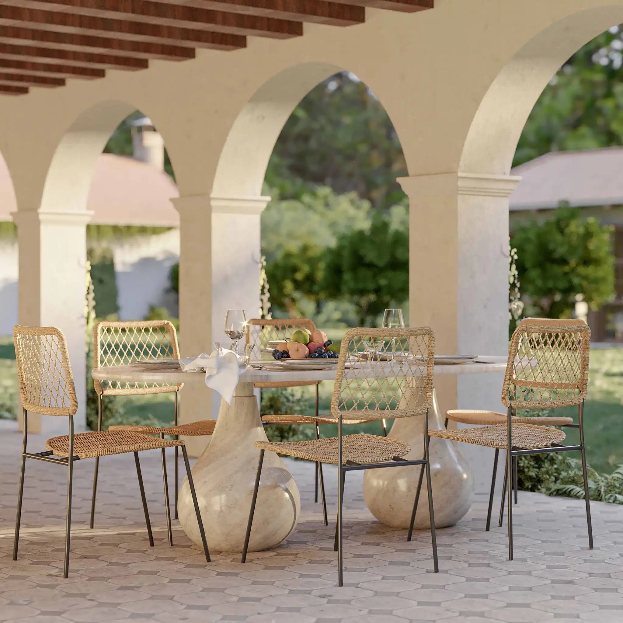 Smooch - 87" Indoor / Outdoor Oval Dining Table