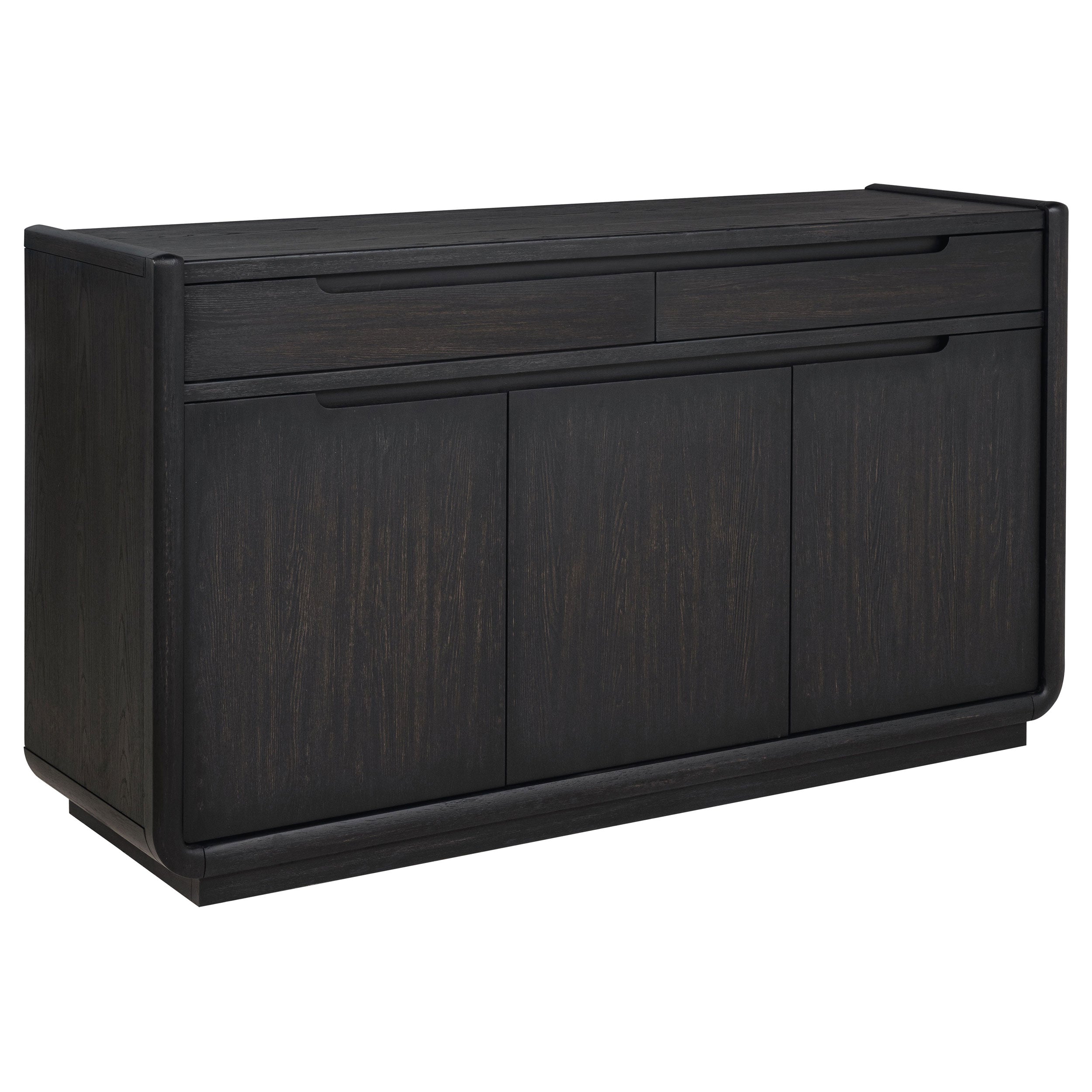 Leandro 2-drawer Dining Sideboard Server Burnished Black-