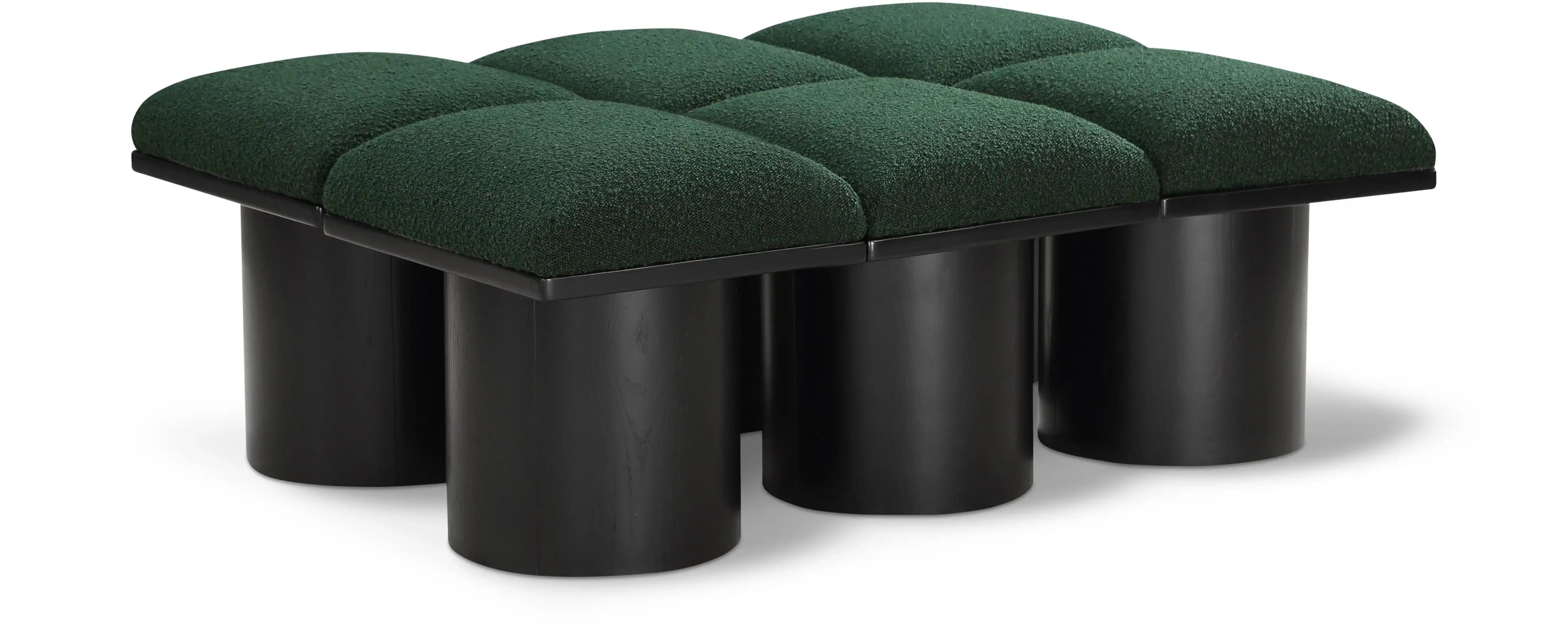 Pavilion - 6 Piece Modular Bench With Black Base - Best Buy Furniture
