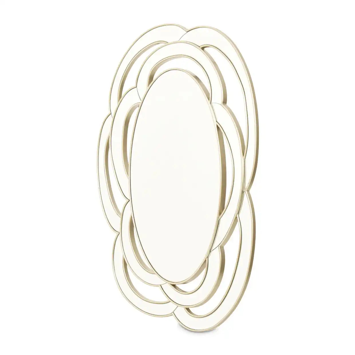 Camellia Field - Wall Mirror - Antique Gold - Best Buy Furniture