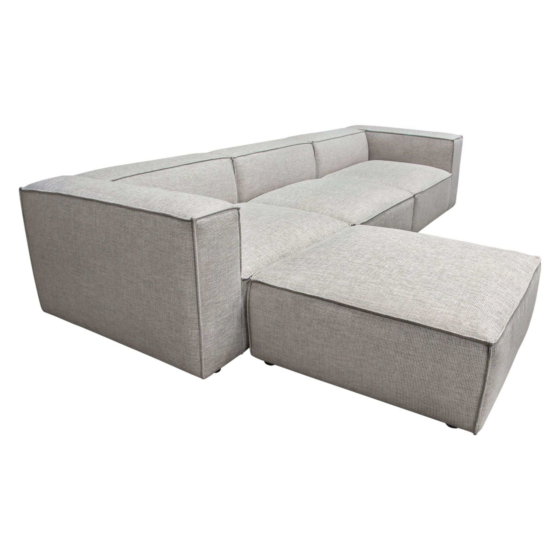 Vice Reversible 4 Piece Sectional – Barley Fabric - Best Buy Furniture