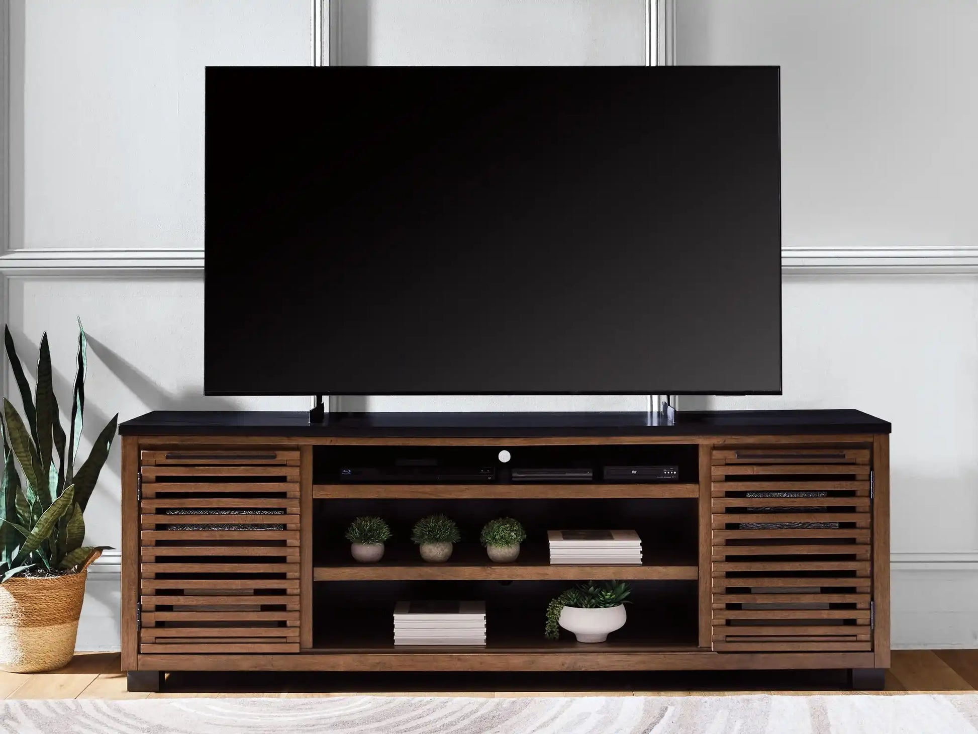 Kallari - TV Stand With Fireplace Option - Best Buy Furniture