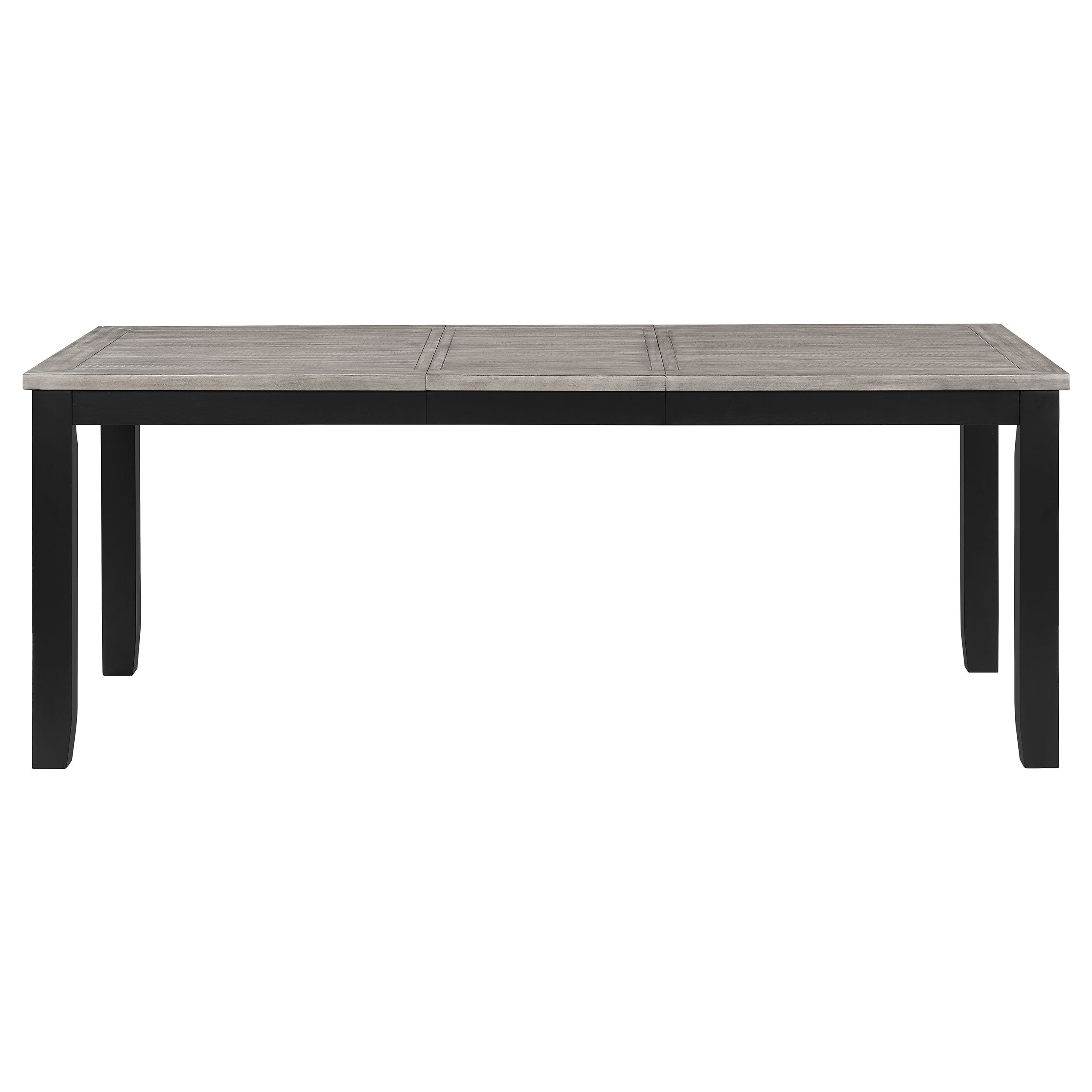 Elodie Rectangular 78-inch Extension Leaf Dining Table Black-