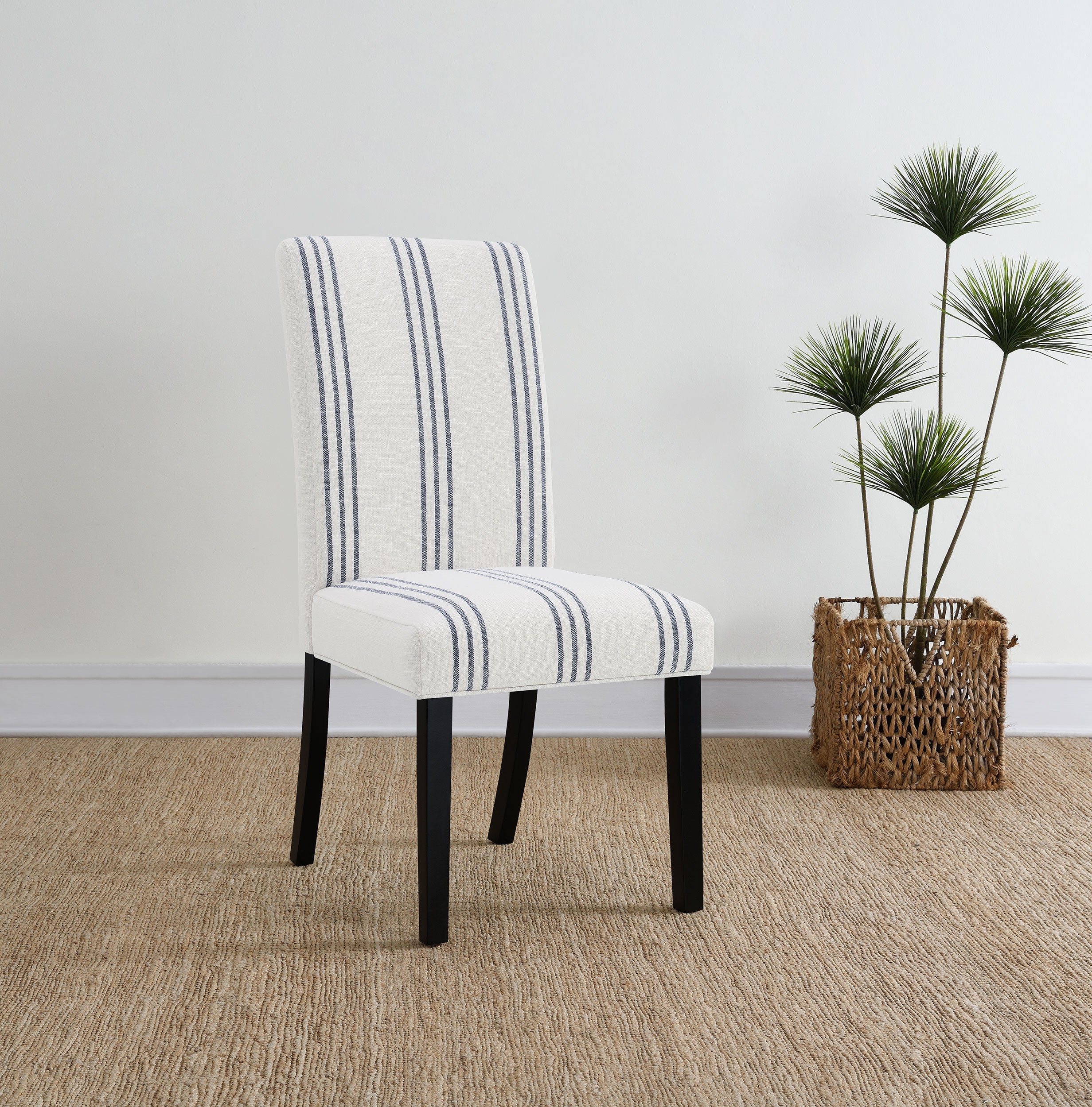 Herran Upholstered Dining Side Chair Beige (Set of 2)-