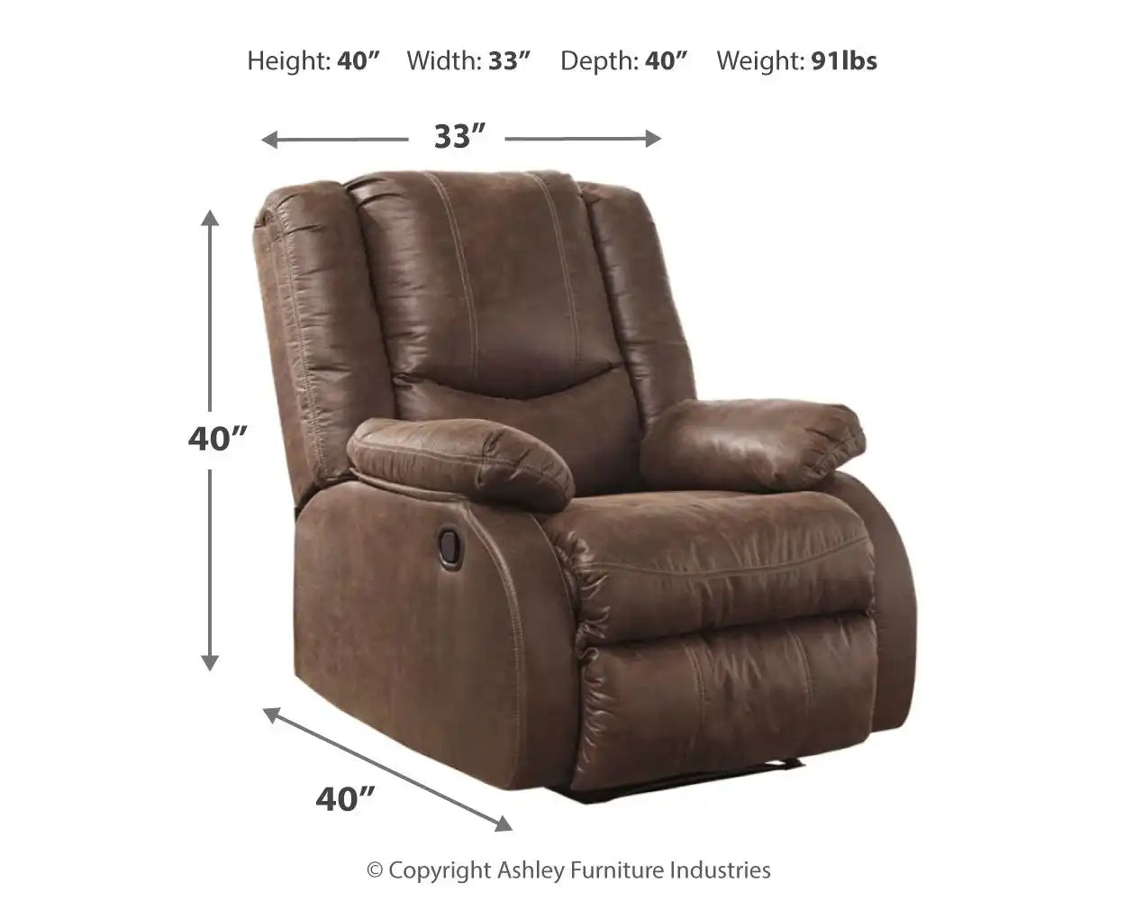 Bladewood - Recliner - Best Buy Furniture
