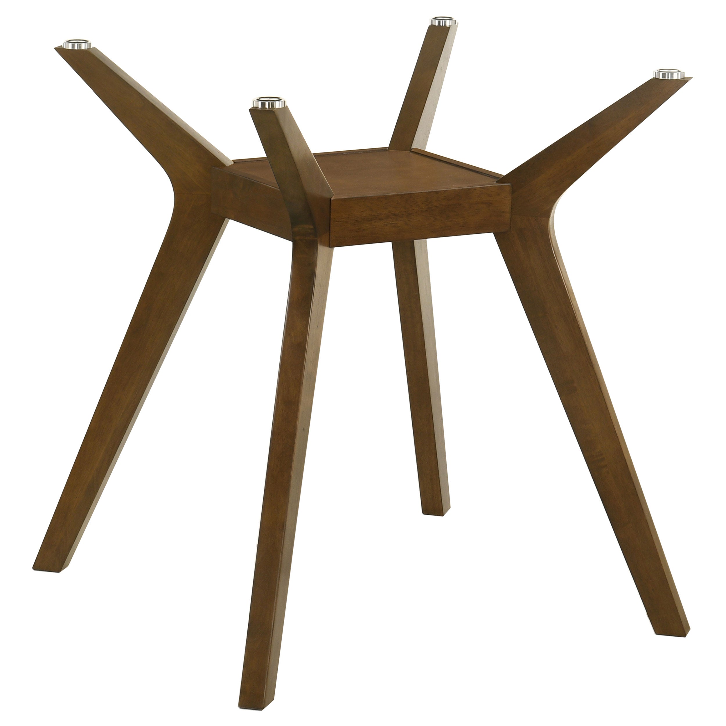 Paxton Square Wood Counter Height Dining Table Base Brown-