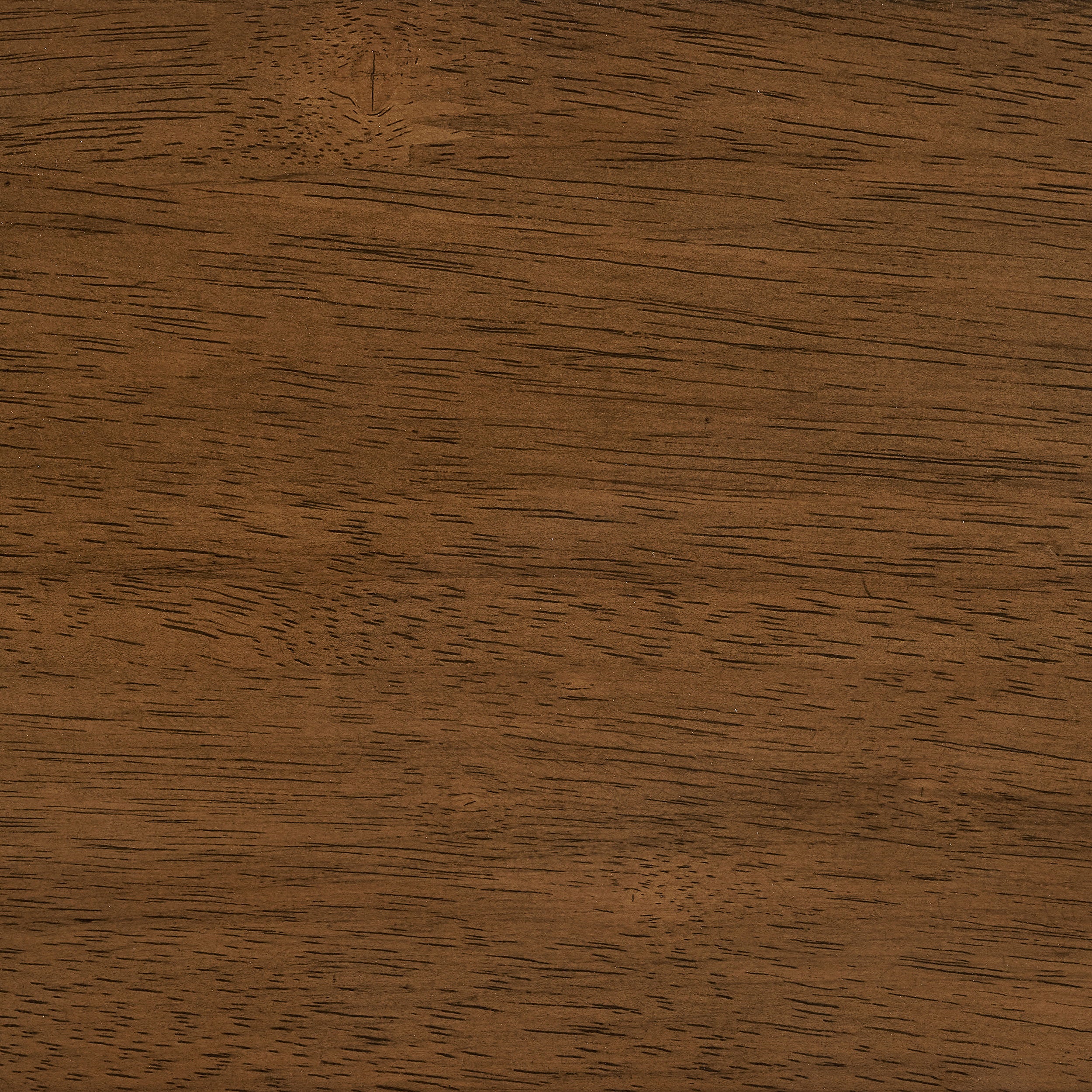 Paxton Round 48-inch Glass Top Wood Dining Table Brown-