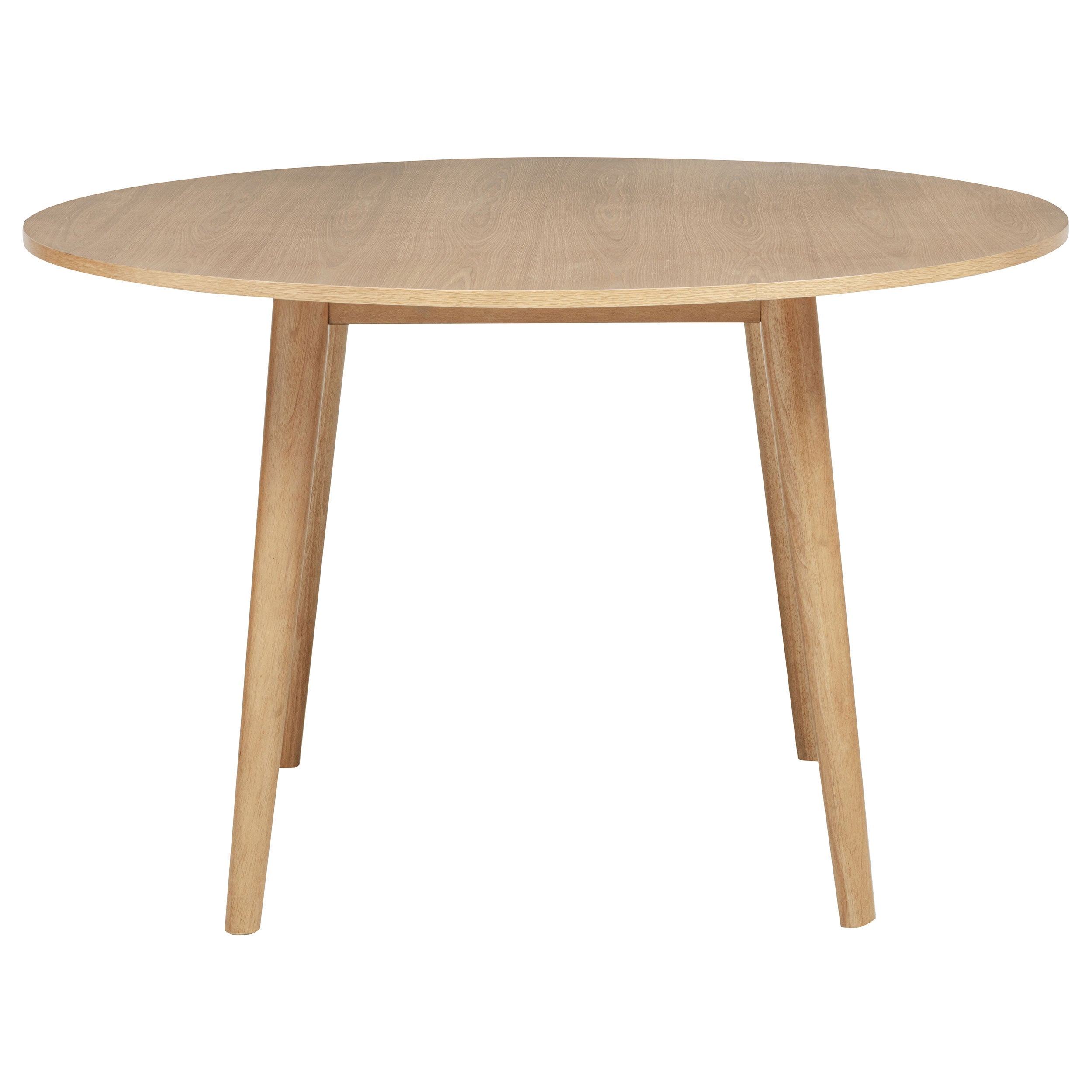 Andrews 5-piece Round Wood Dining Room Table Set Light Ash-