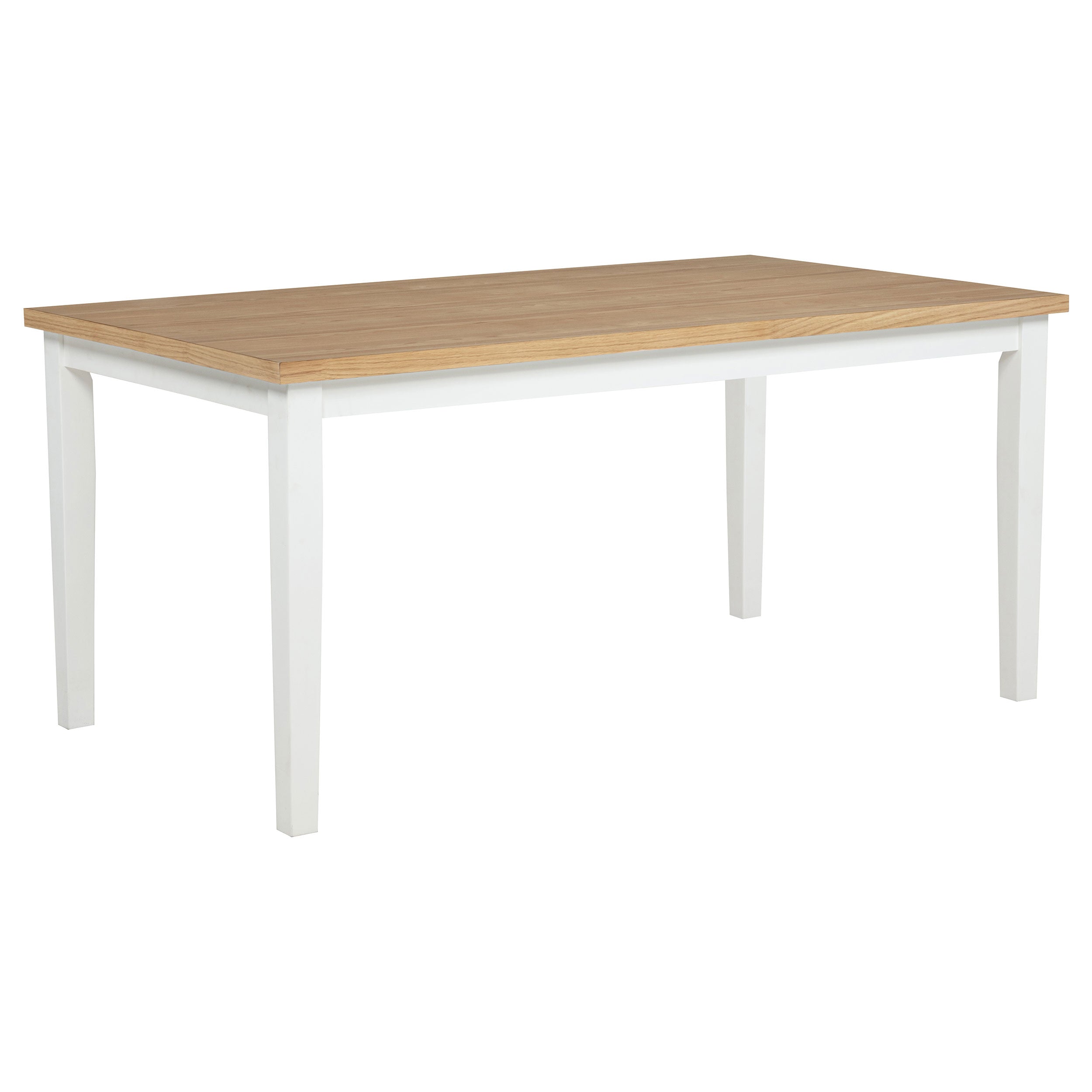 Andrews 7-piece Rectangular Dining Set Light Ash and White-