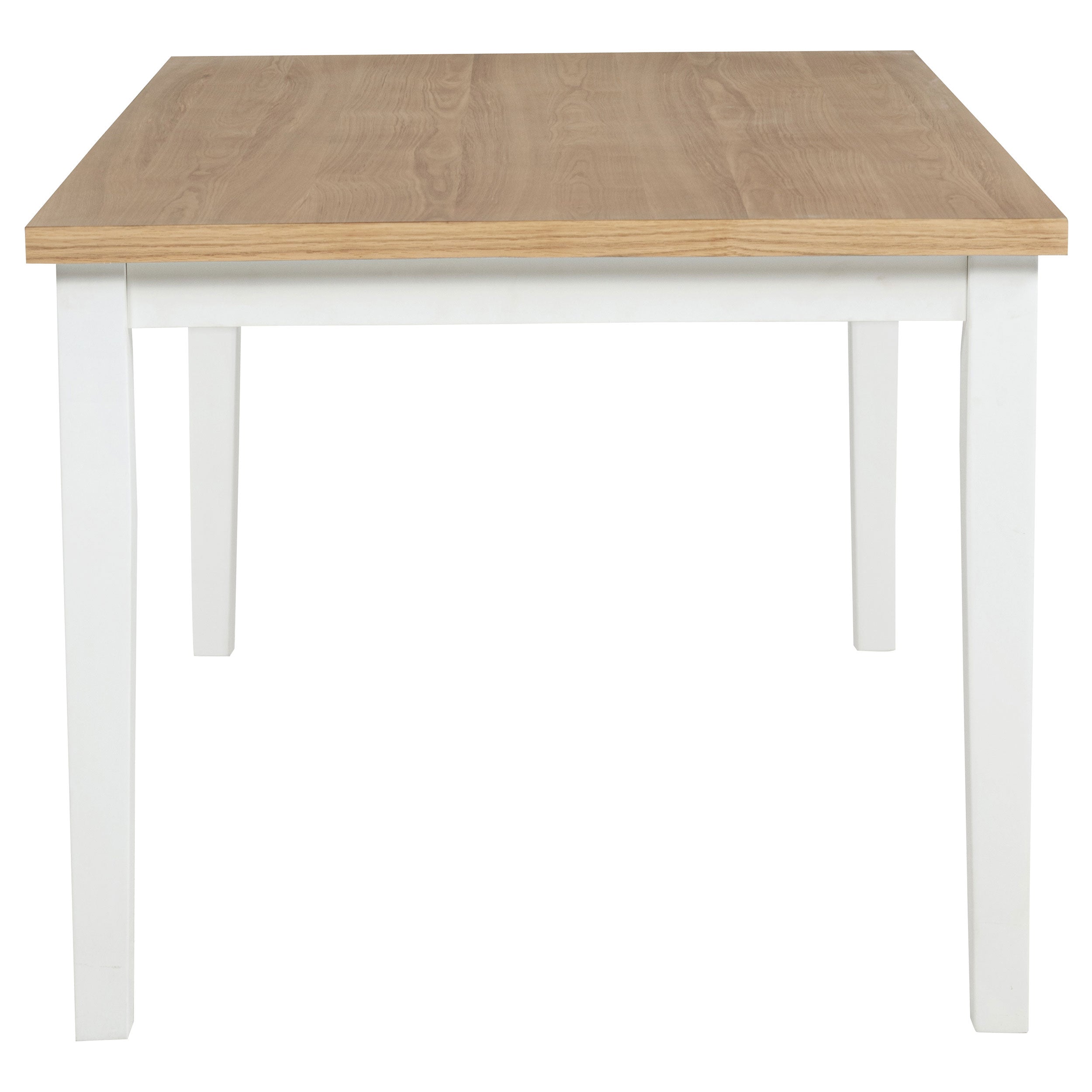 Andrews 66-inch Rectangular Dining Table Light Ash and White-