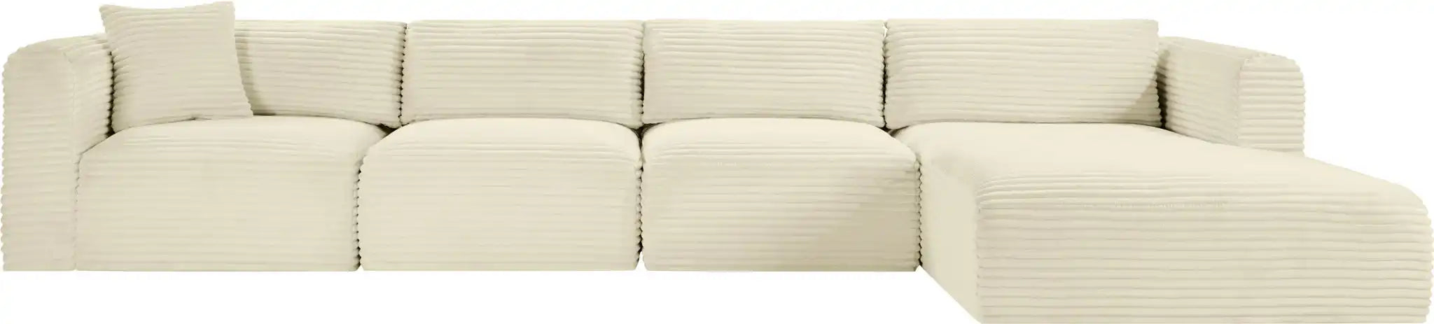 Shaggy - 4 Piece Modular Sectional