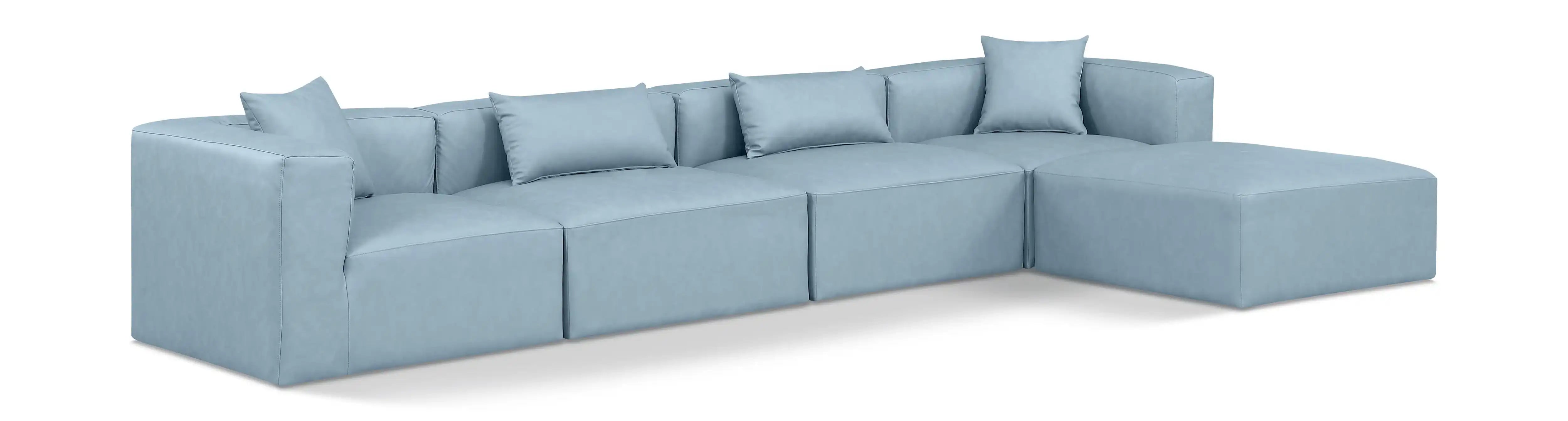 Cube - 5 Piece Modular Sectional With Chaise - Best Buy Furniture