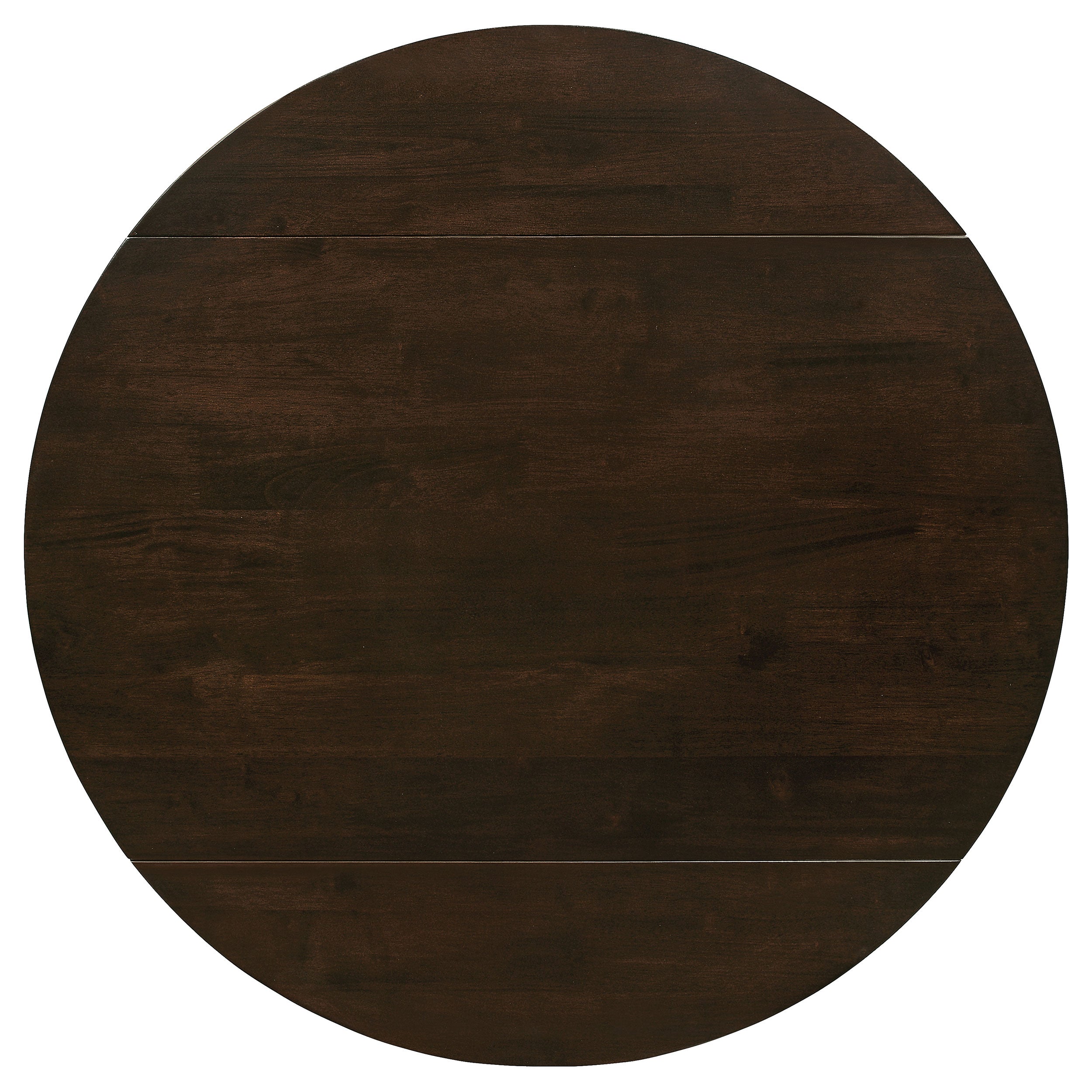 Bucknell 3-piece Round Drop Leaf Dining Table Set Cappuccino-CoasterEveryday