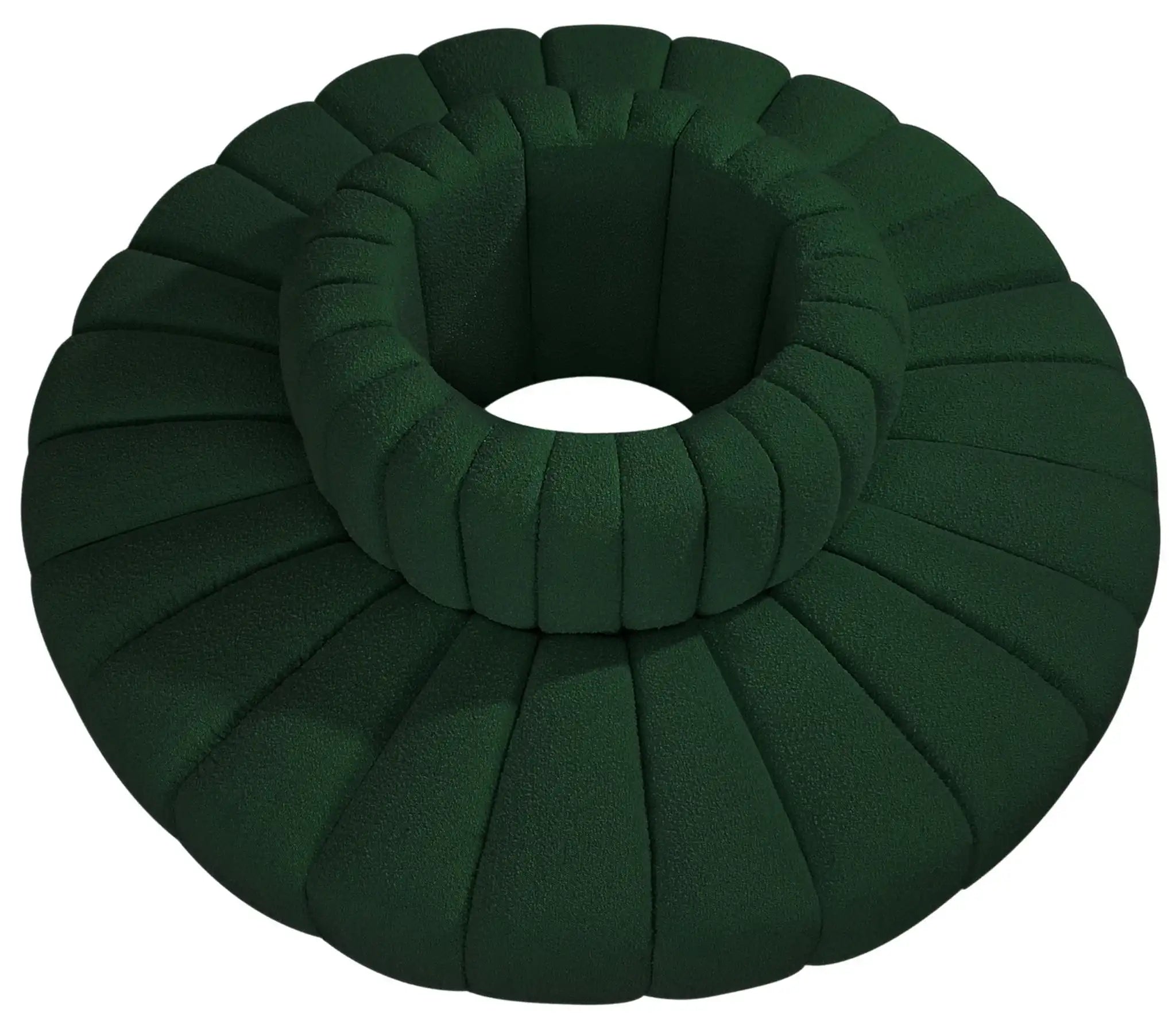 Arc - Boucle Fabric 8 Piece Round Modular Sofa