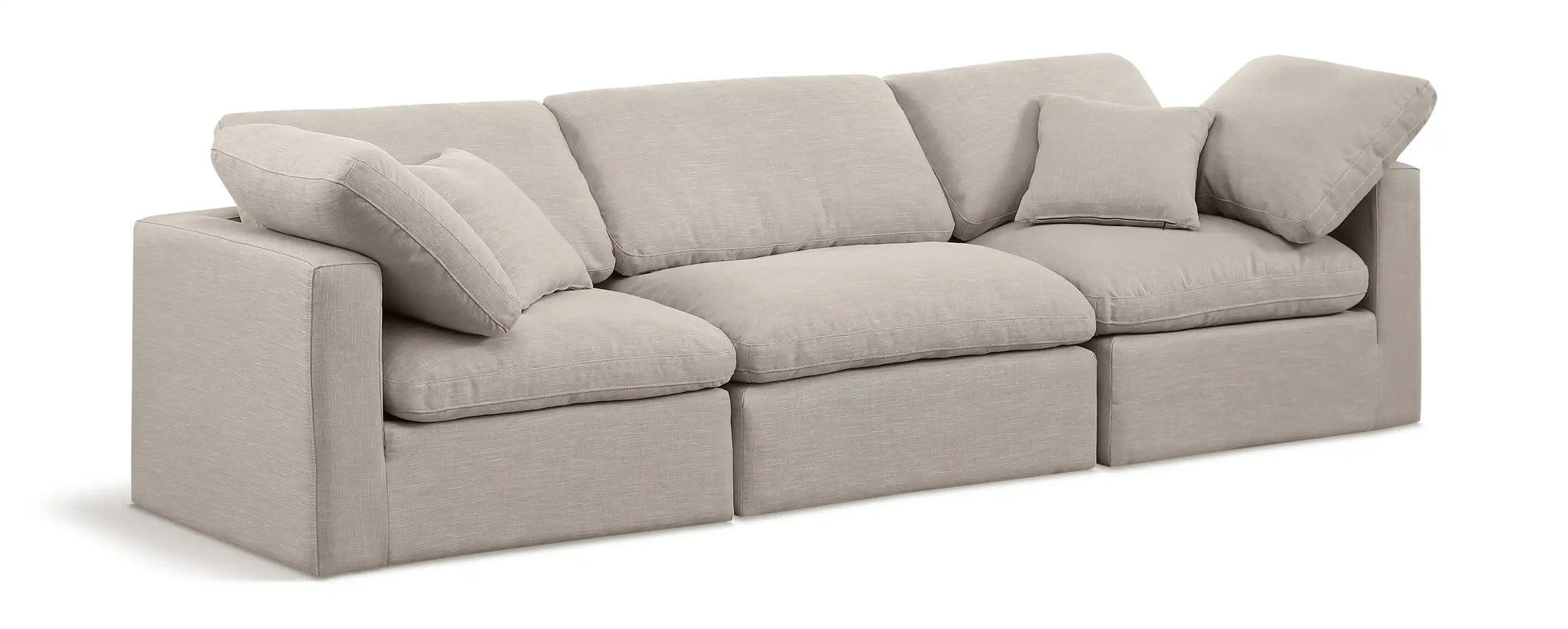 Indulge - Linen 3 Seat Modular Sofa - Best Buy Furniture