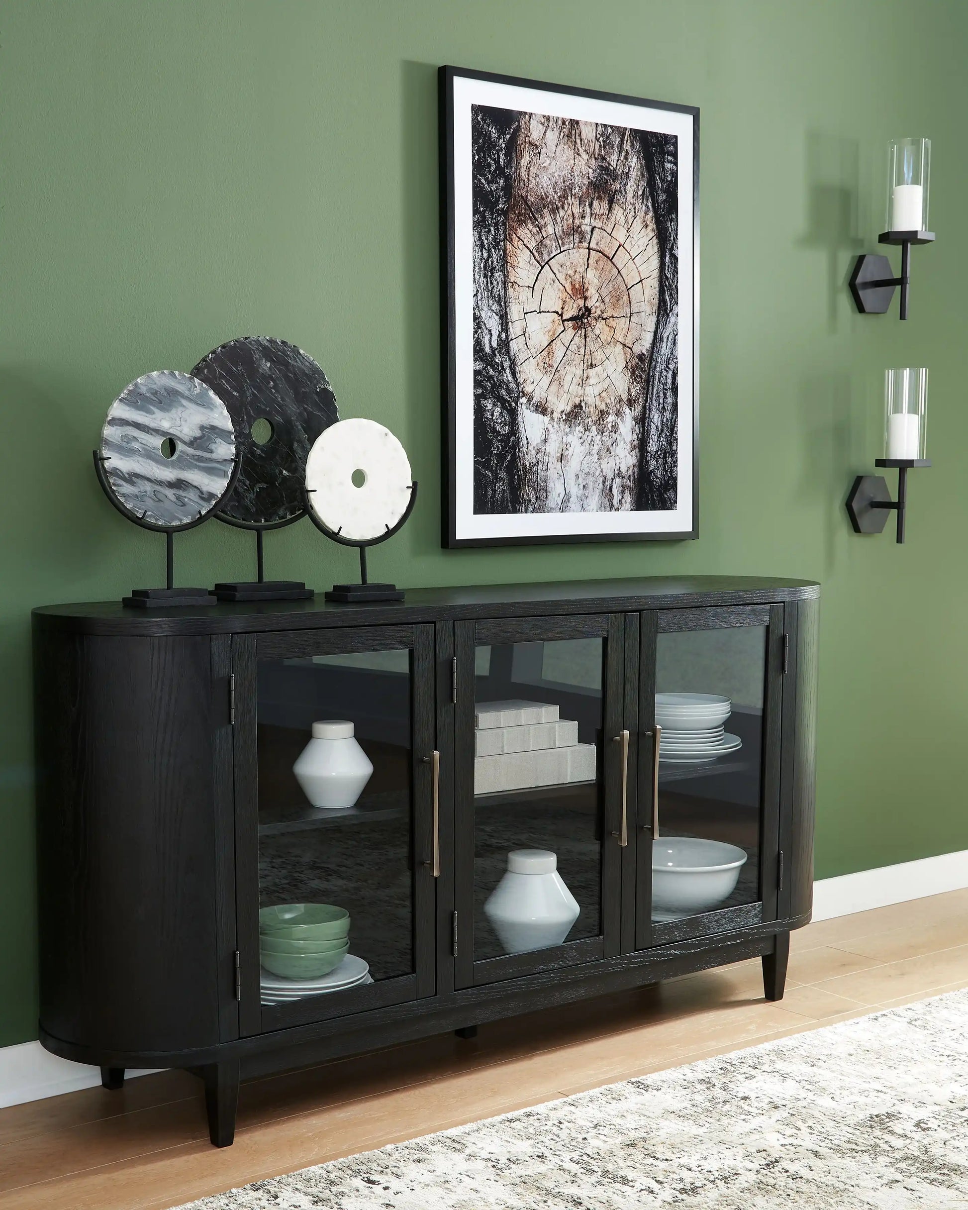 Rowanbeck - Dining Room Server - Black - Best Buy Furniture