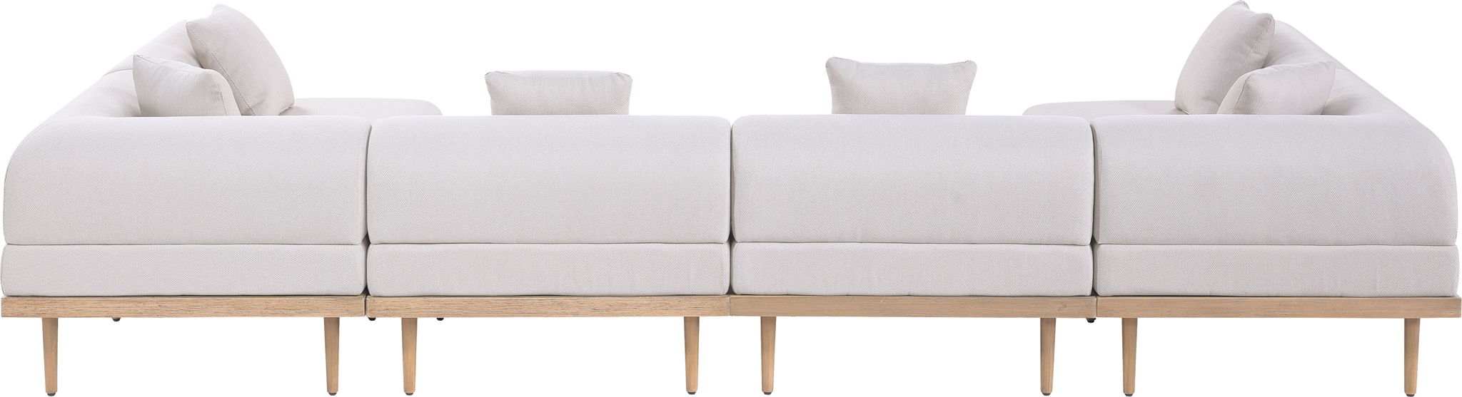 Laguna - 6 Piece 142" Outdoor Patio Modular Sectional