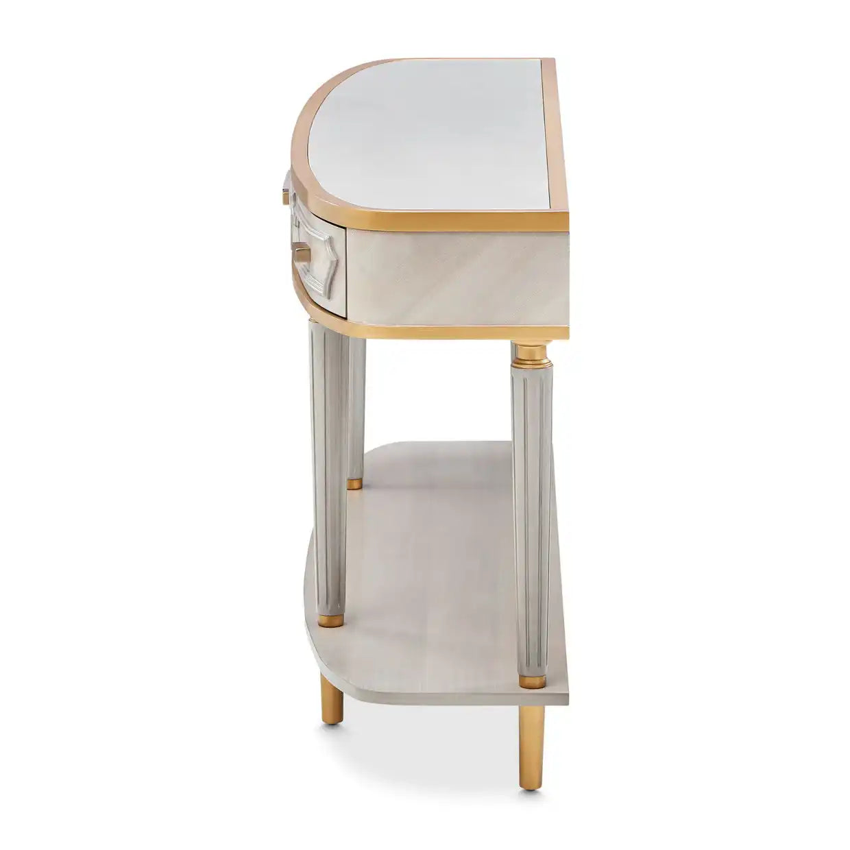 St. Charles - Console Table - Dove Gray - Best Buy Furniture