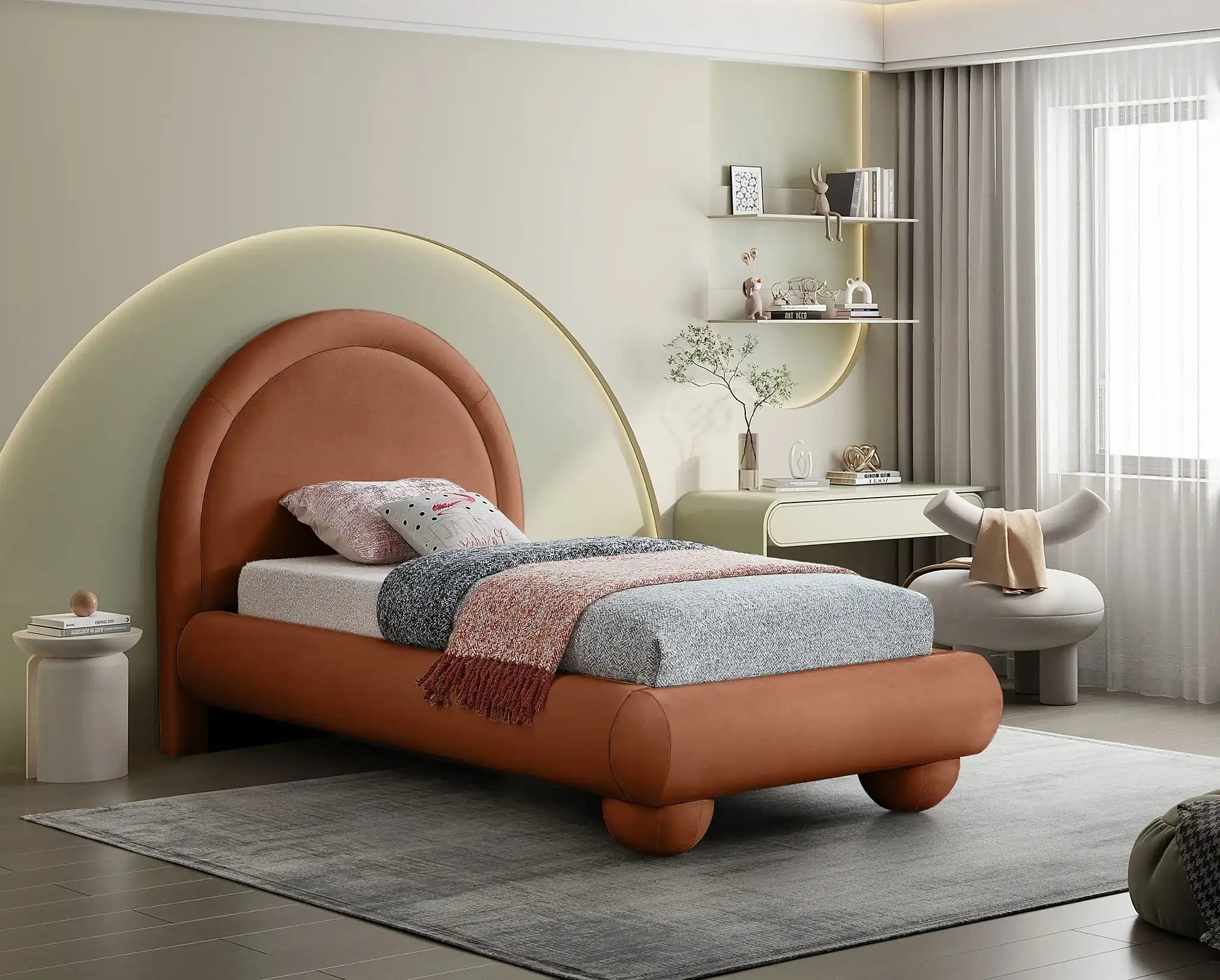 Madrid - Velvet Upholstered Bed