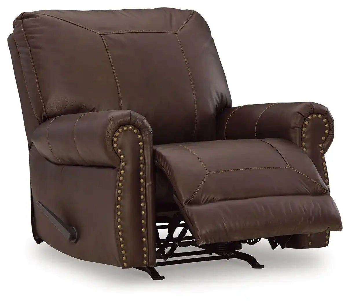 Colleton - Rocker Recliner - Dark Brown - Best Buy Furniture