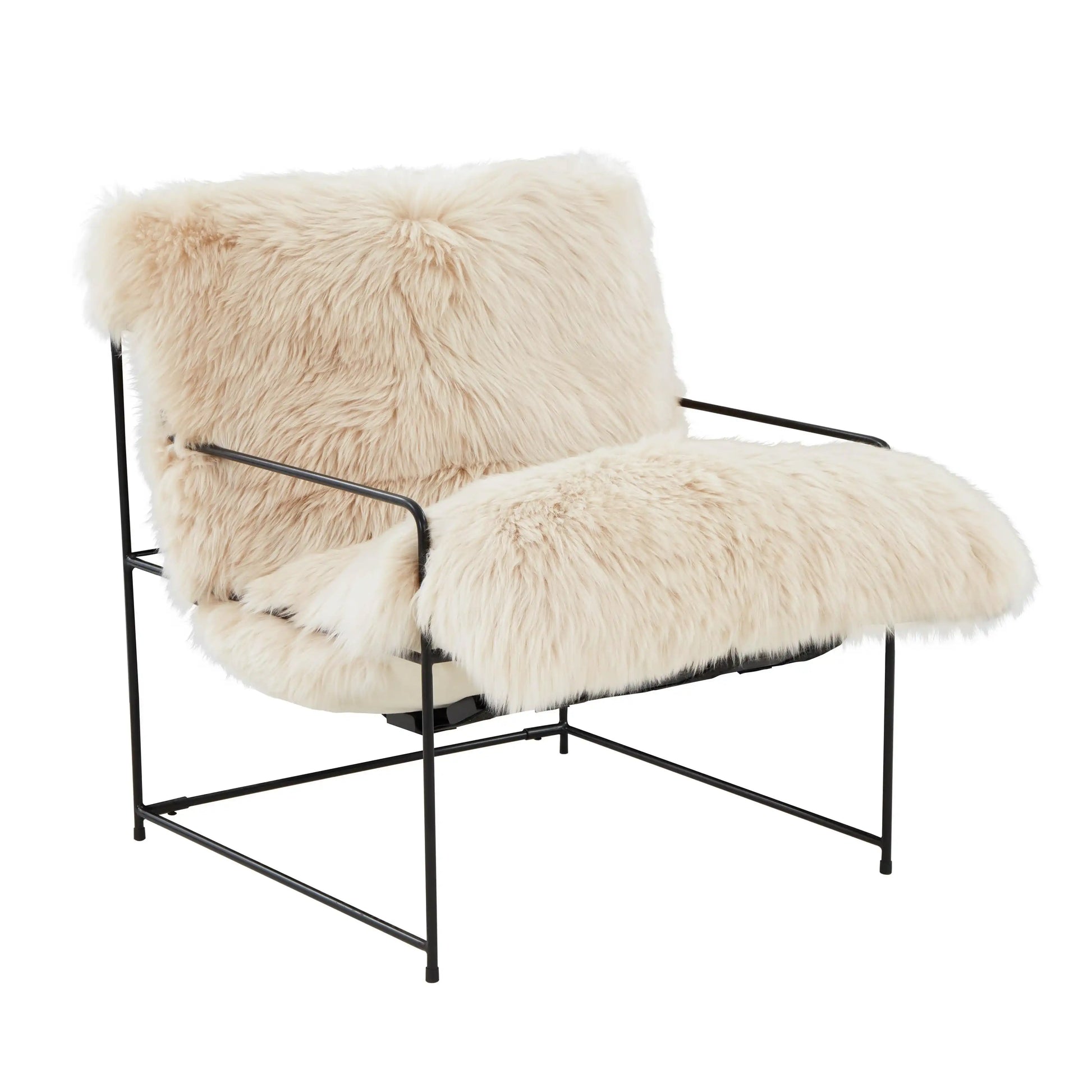 Kimi - Genuine Sheepskin Chair - Best Buy Furniture