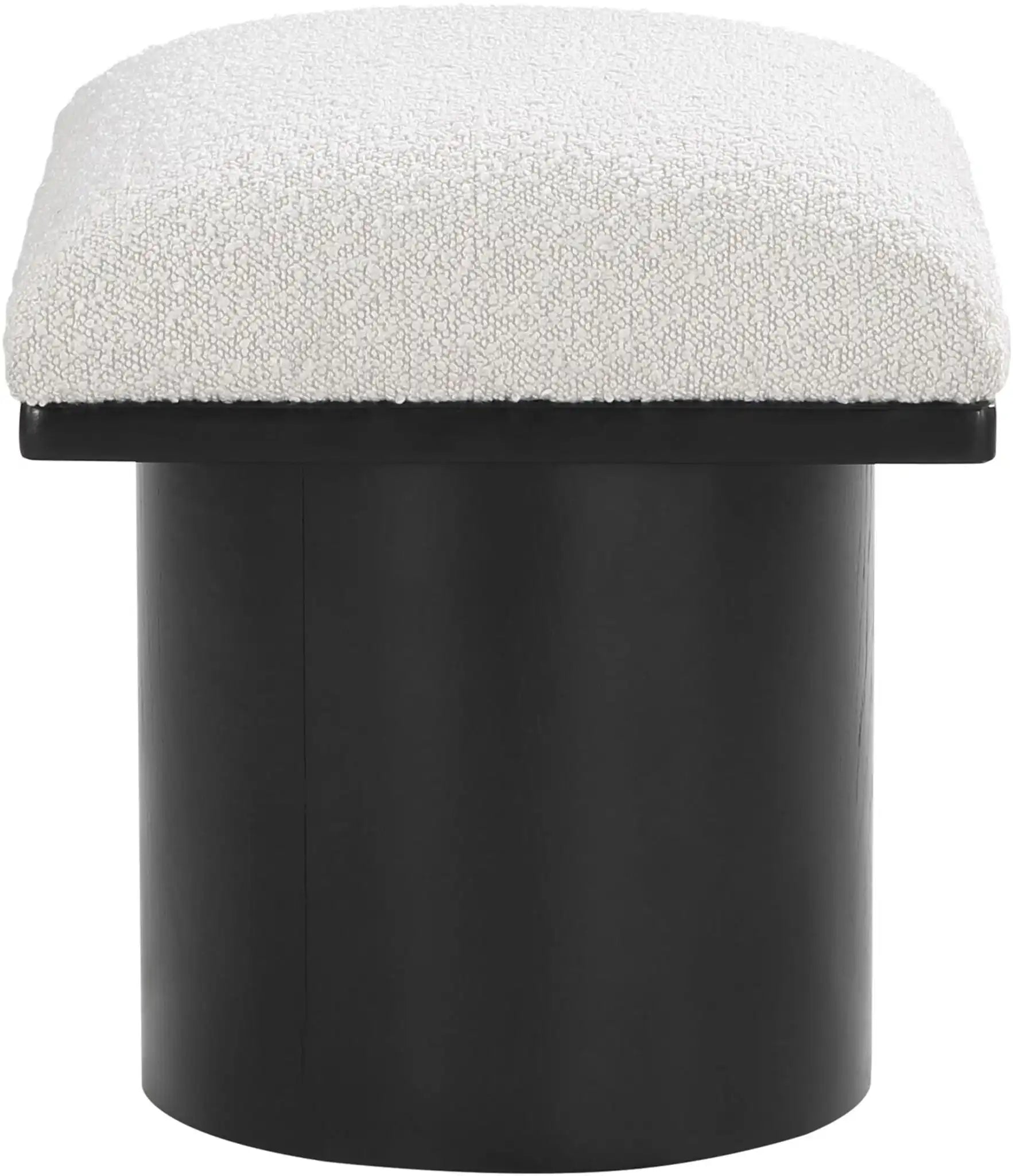 Pavilion - Bench / Stool With Black Base
