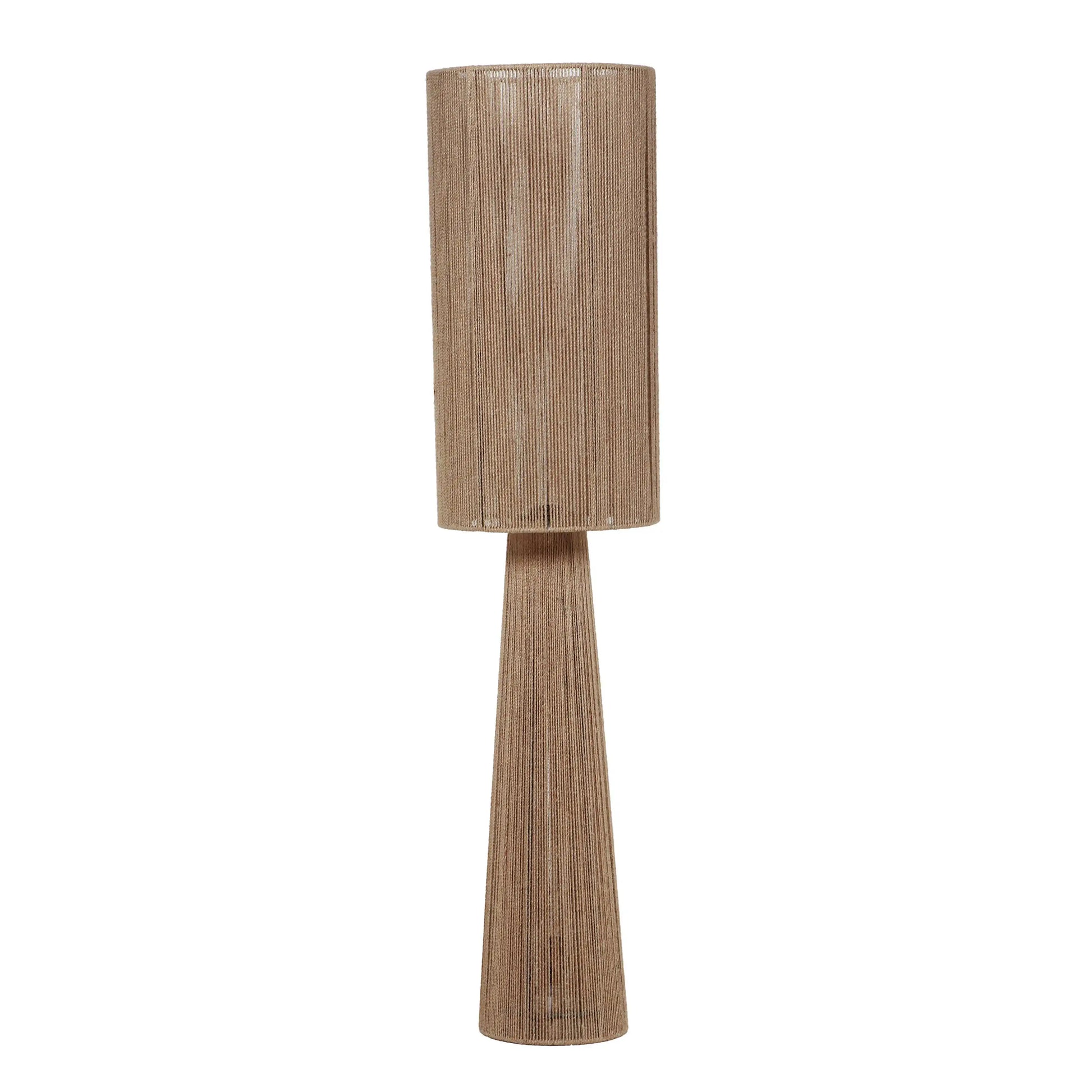 Marza - Jute 2-Bulb Floor Lamp - Natural - Best Buy Furniture