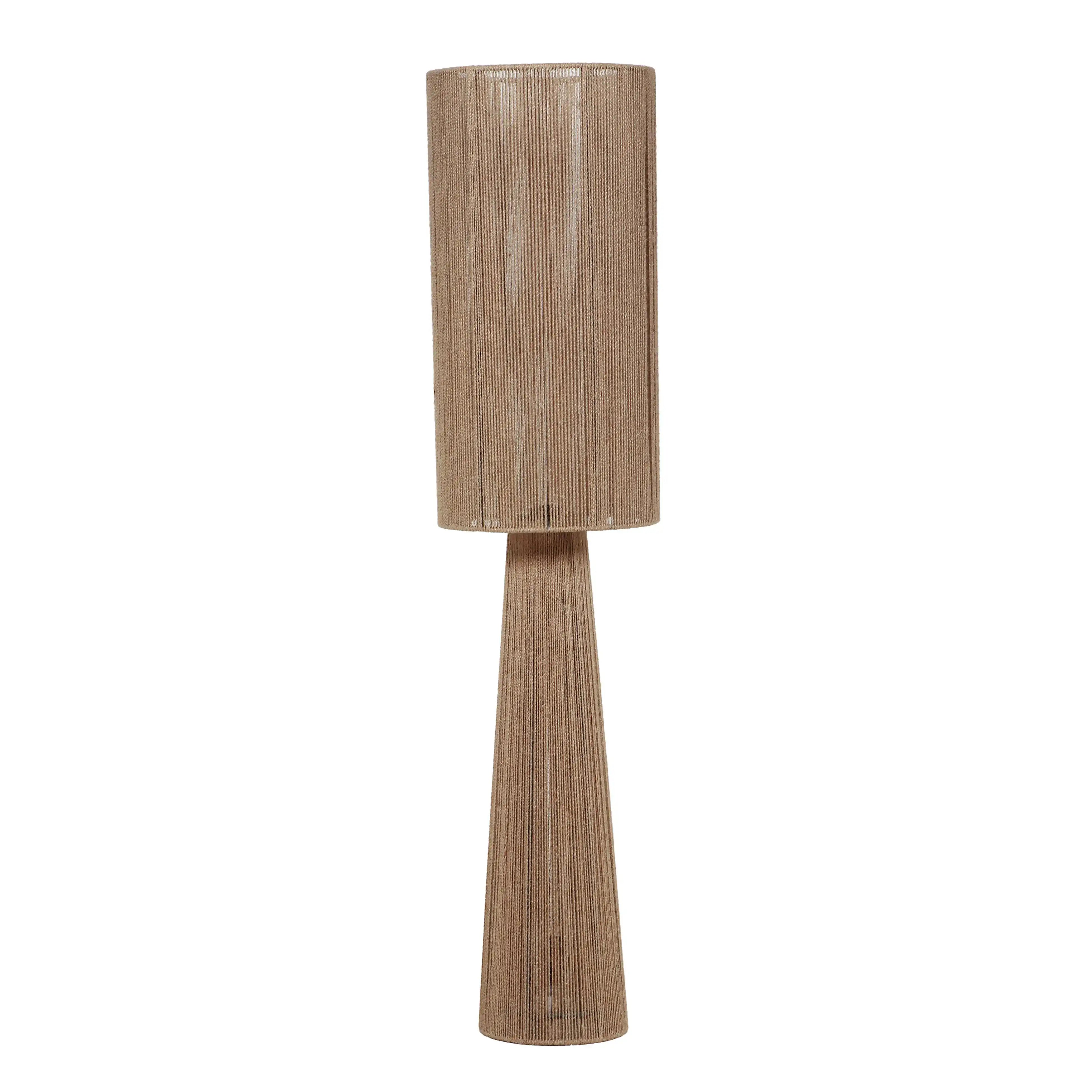 Marza - Jute 2-Bulb Floor Lamp - Natural - Best Buy Furniture