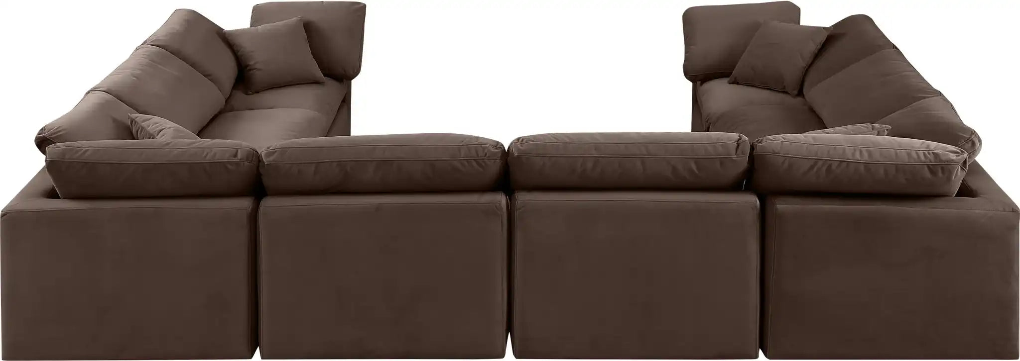 Indulge - Velvet 8 Piece Modular Sectional