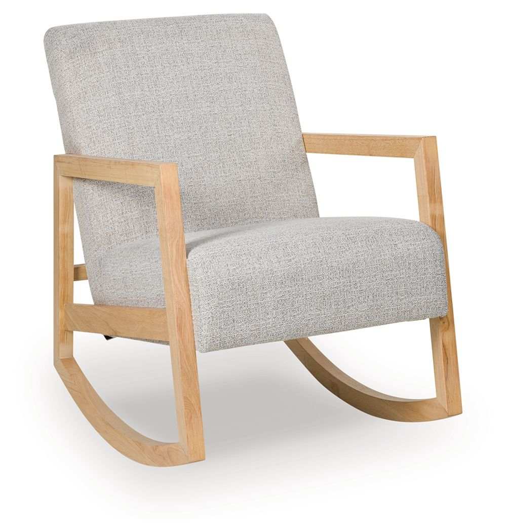 Wychworth - Accent Chair - Gray / Natural - Best Buy Furniture