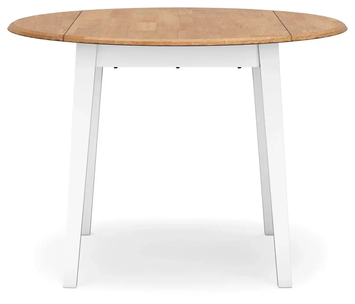 Gesthaven - Round Dining Room Drop Leaf Table - Best Buy Furniture