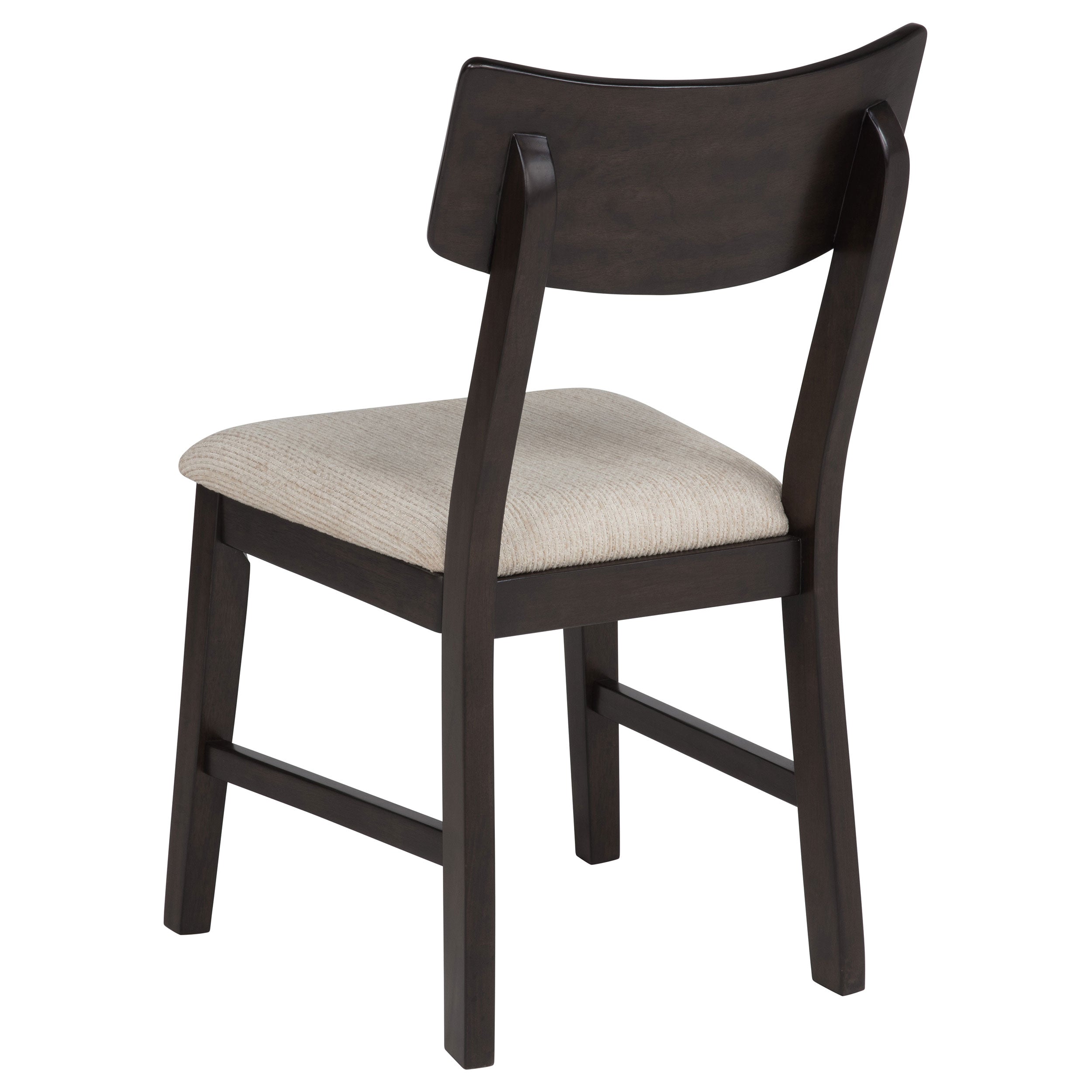 Catley 5-piece Round Drop Leaf Dining Table Set Dark Coffee-