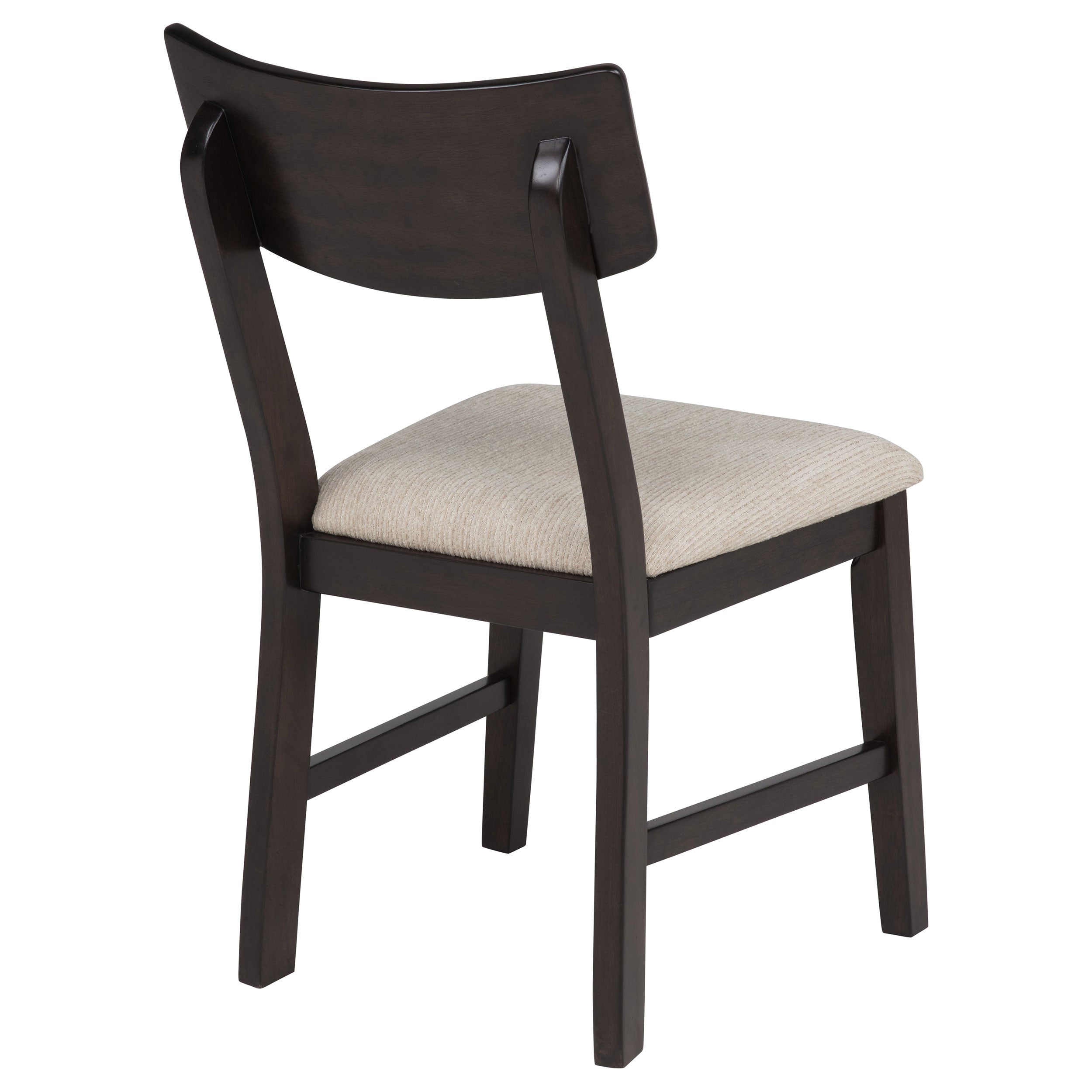 Catley 5-piece Round Drop Leaf Dining Table Set Dark Coffee-