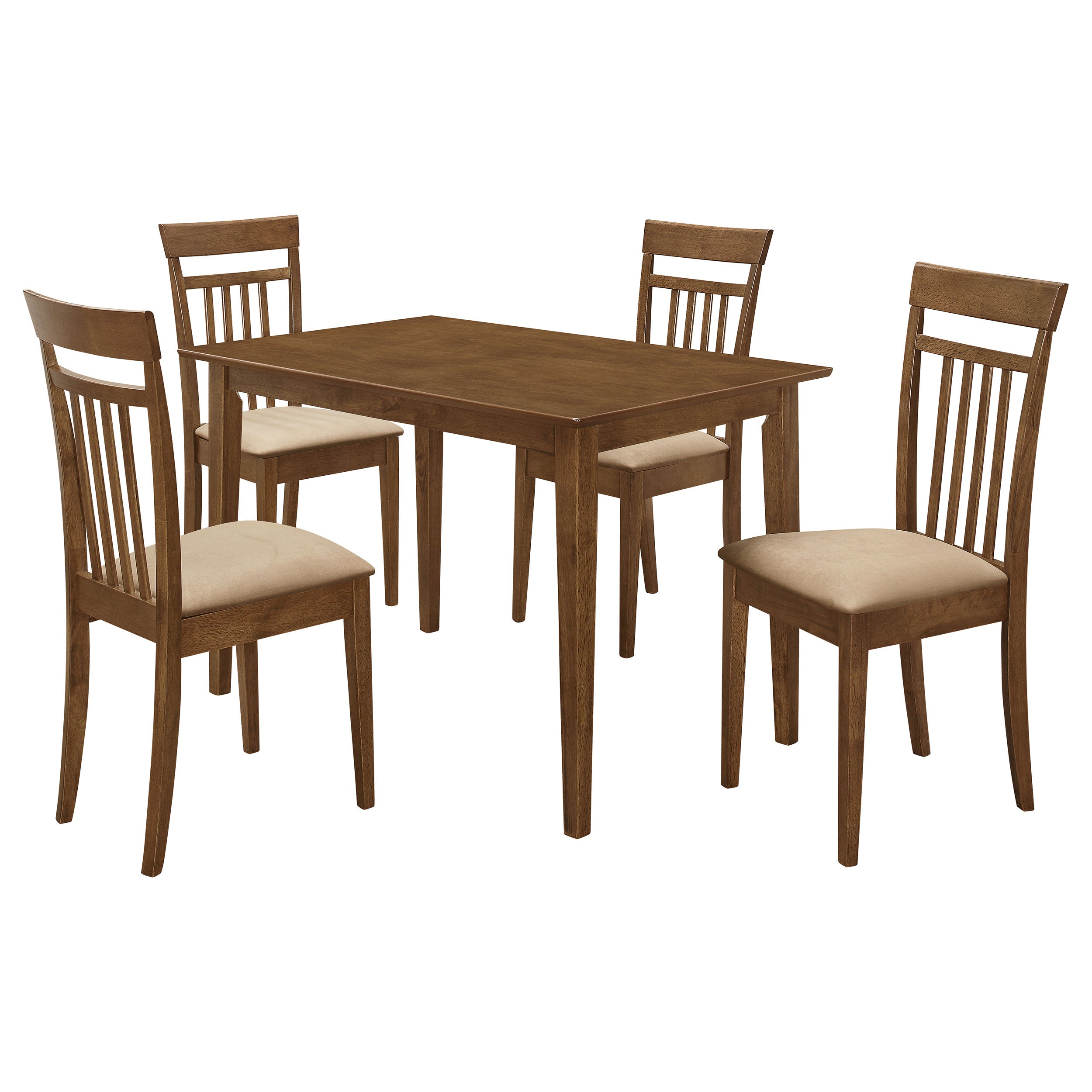 Robles 5-piece Rectangular Dining Table Set Chestnut-CoasterEveryday