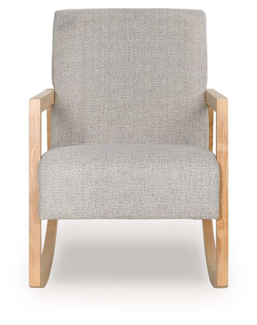 Wychworth - Accent Chair - Gray / Natural - Best Buy Furniture