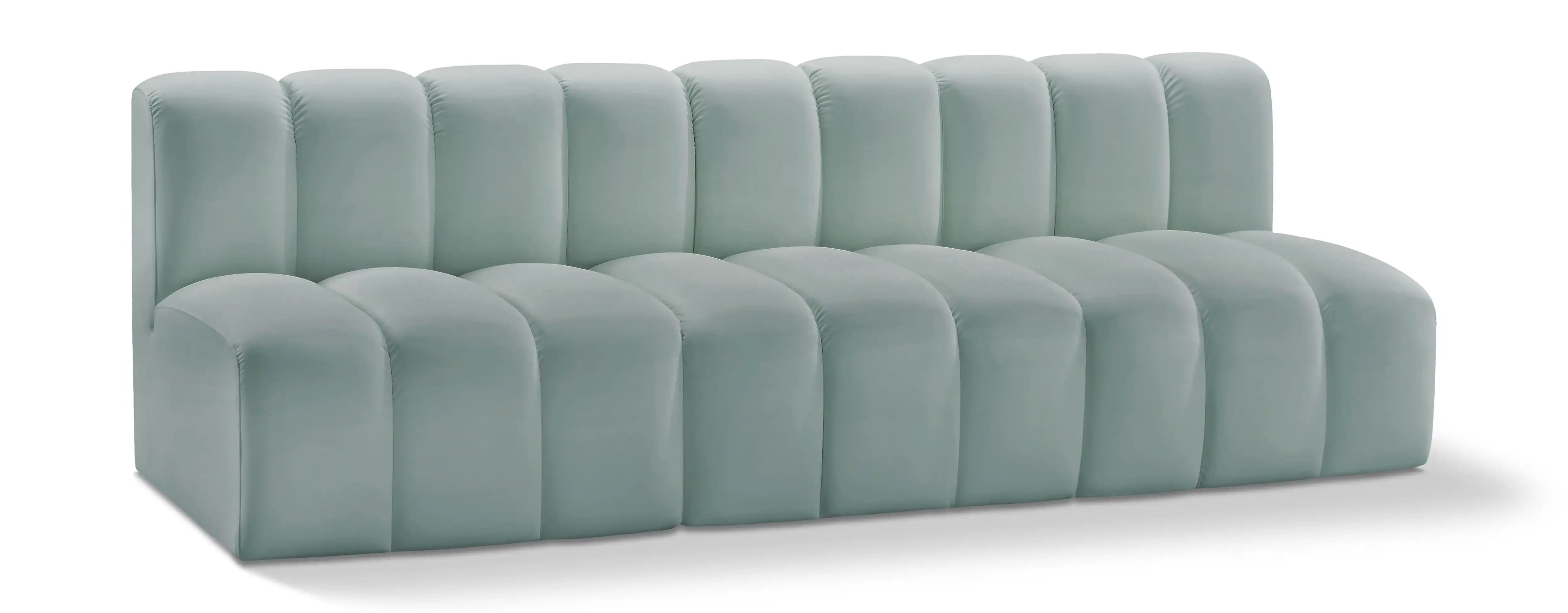 Arc - Faux Leather 3 Seats Modular Sofa - Best Buy Furniture