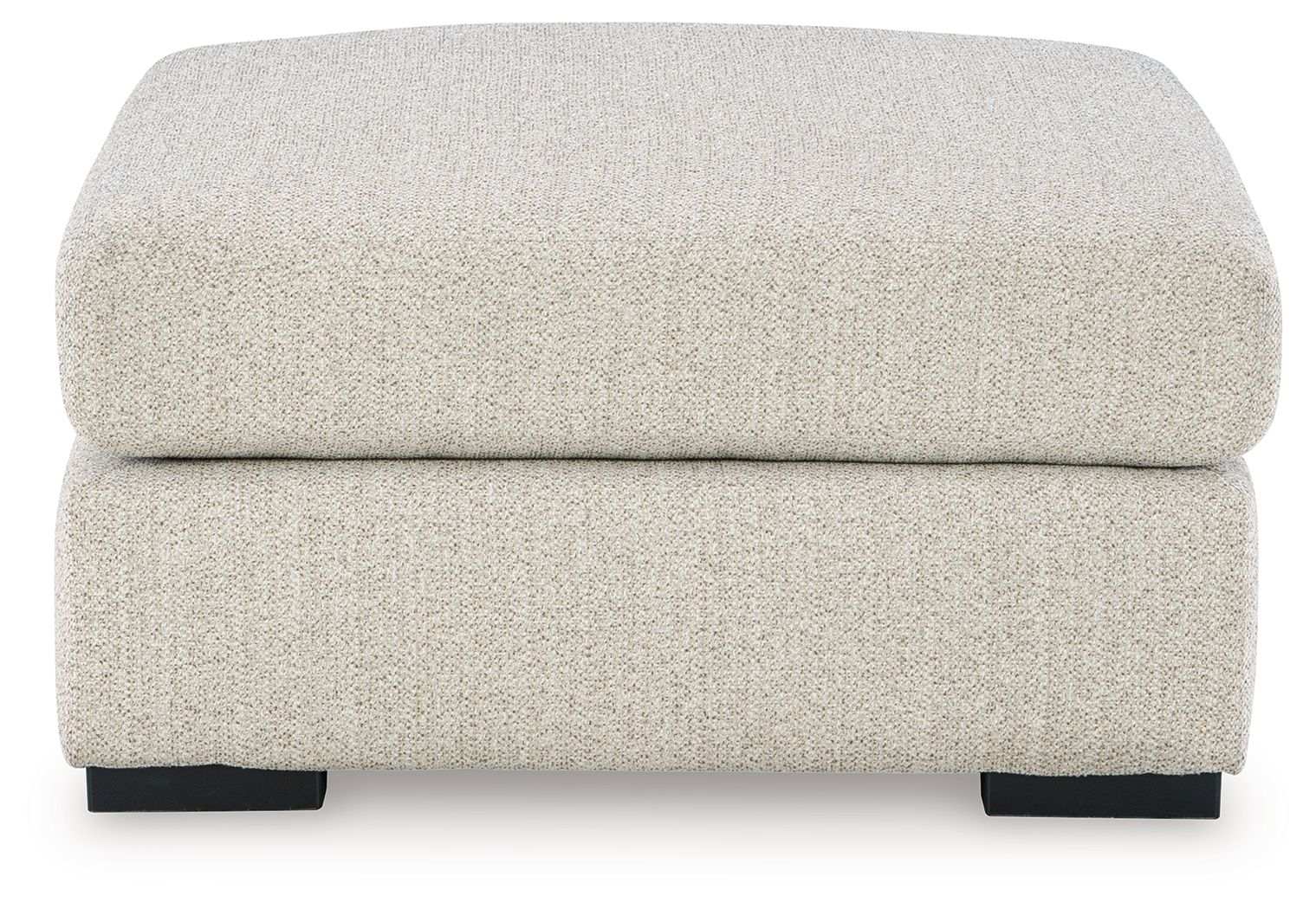 LaureLGrove - Oversized Accent Ottoman - Pebble - Best Buy Furniture