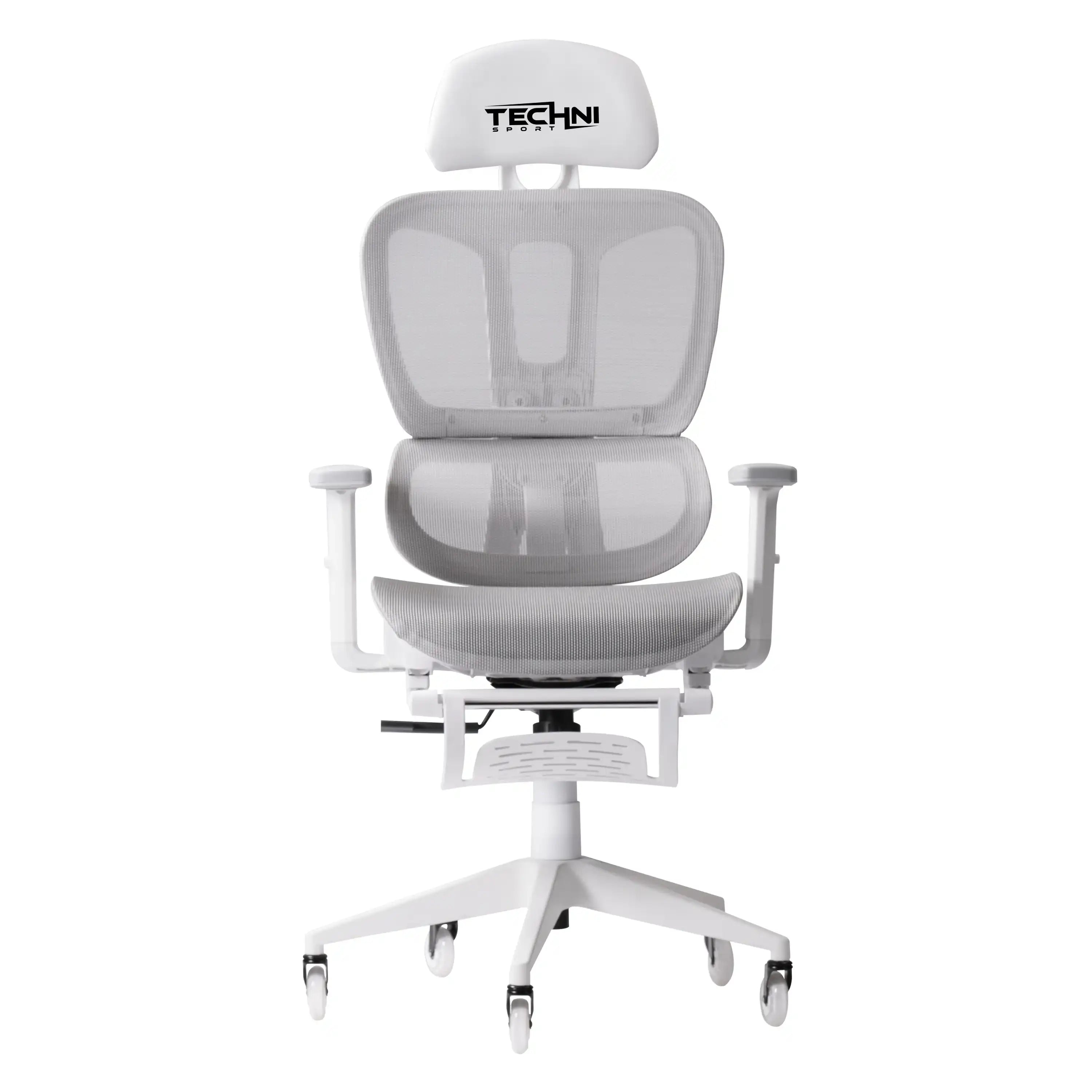 Techni Sport AIRFLEX2.0 White Mesh Gaming Chair - Best Buy Furniture