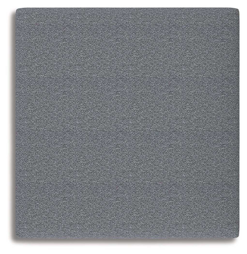 Bealton - Oversized Accent Ottoman - Salt And Pepper - Best Buy Furniture