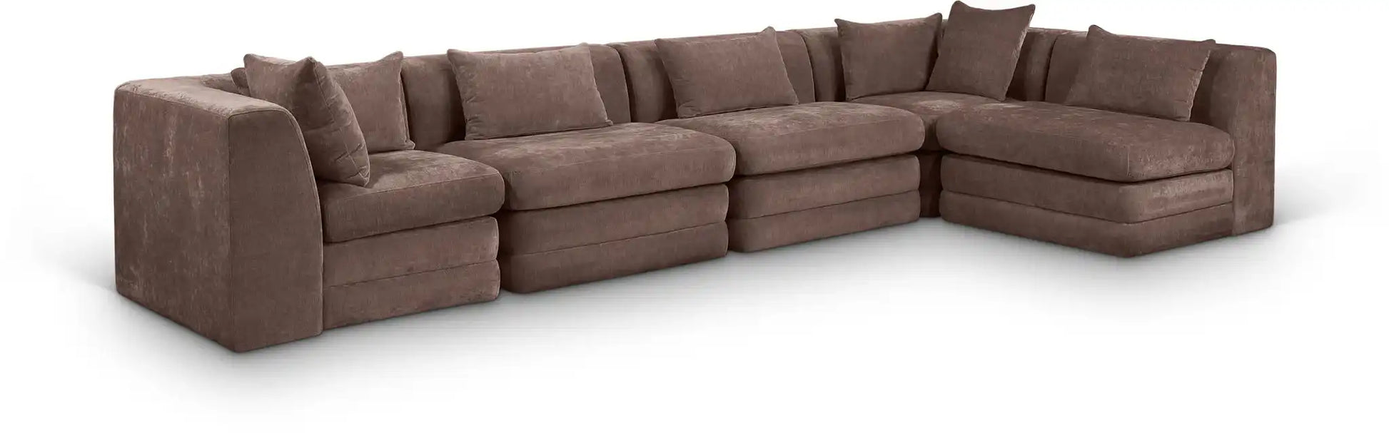 Stellar - 5 Piece Upholstered Modular Sectional - Best Buy Furniture