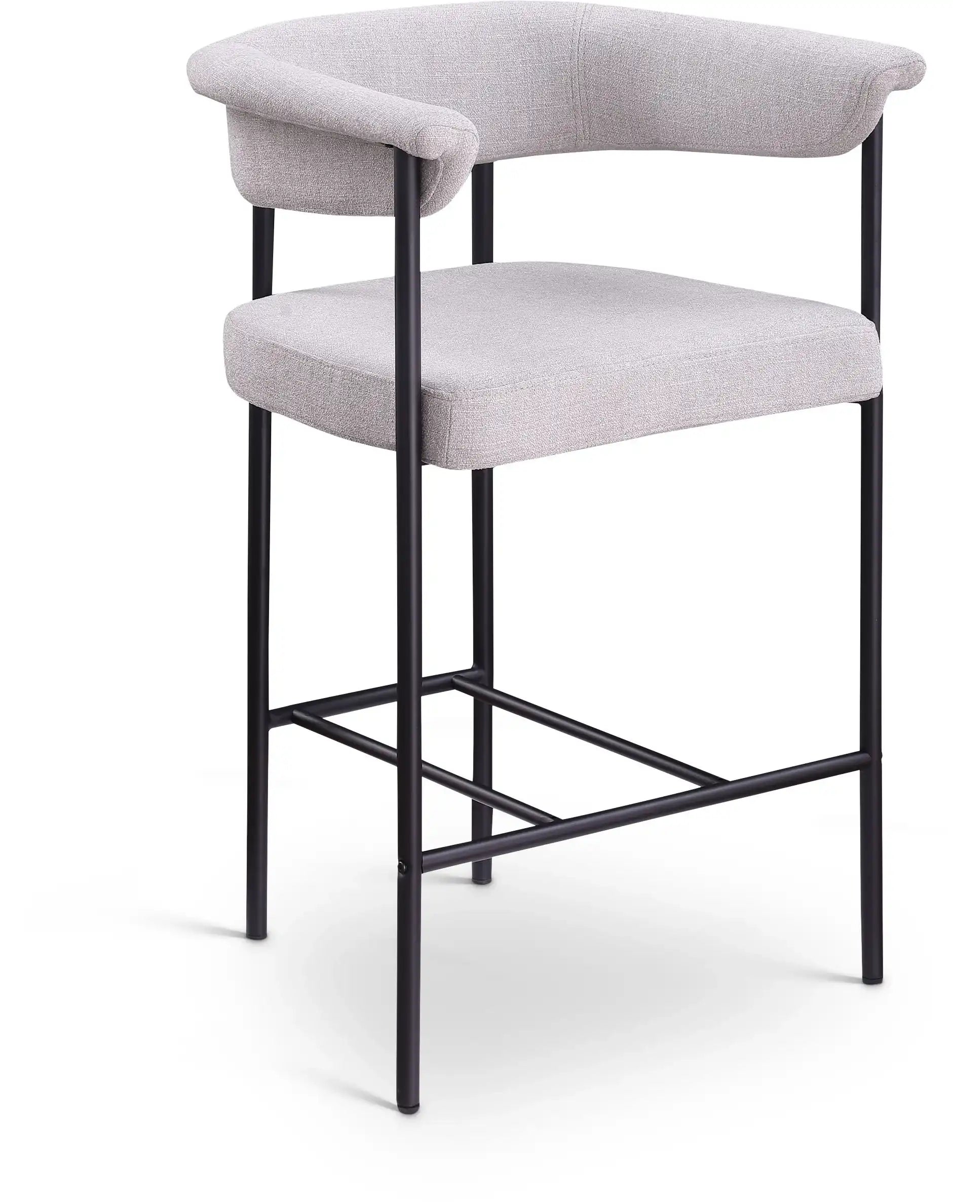 Malin - Linen Counter Stool (Set of 2) - Best Buy Furniture
