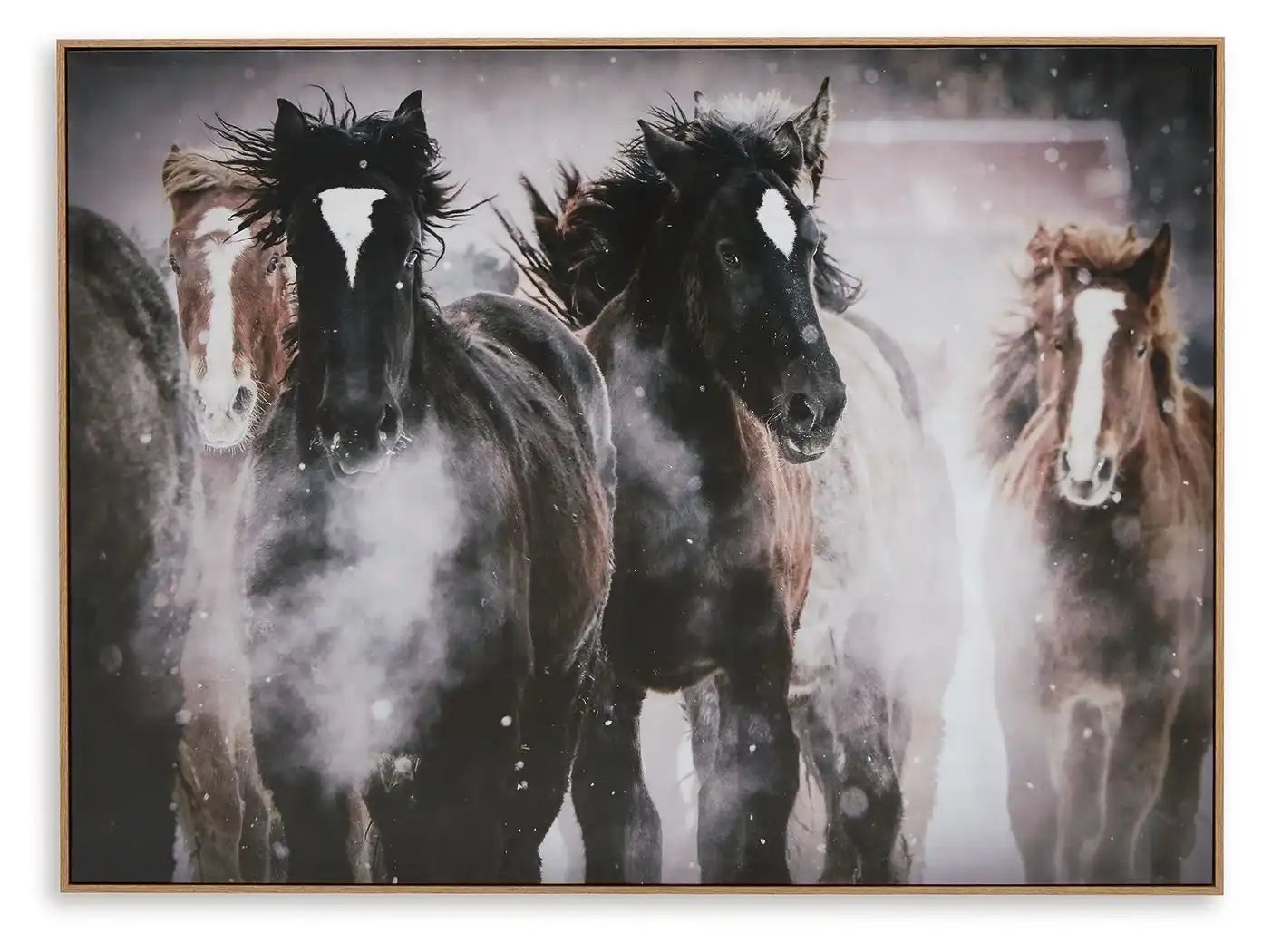 Chaseburn - Wall Art - Brown / Black / White - Best Buy Furniture