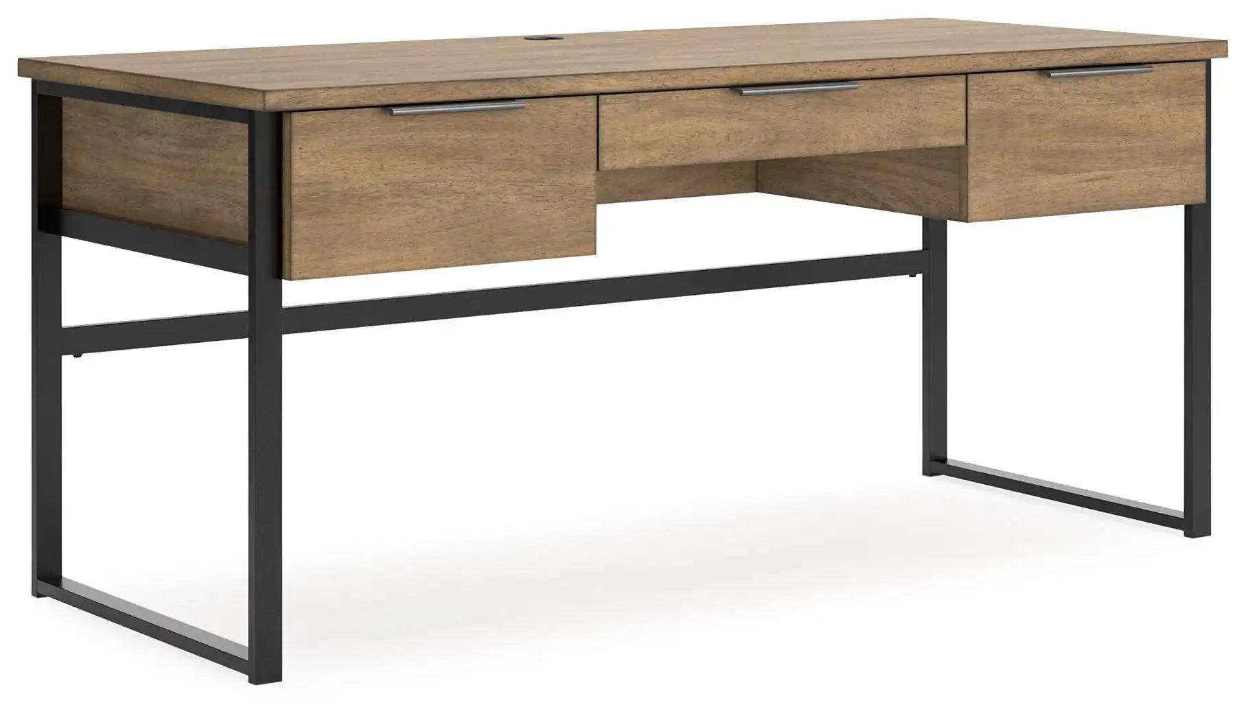 Montia - Home Office Desk - Light Brown - Best Buy Furniture