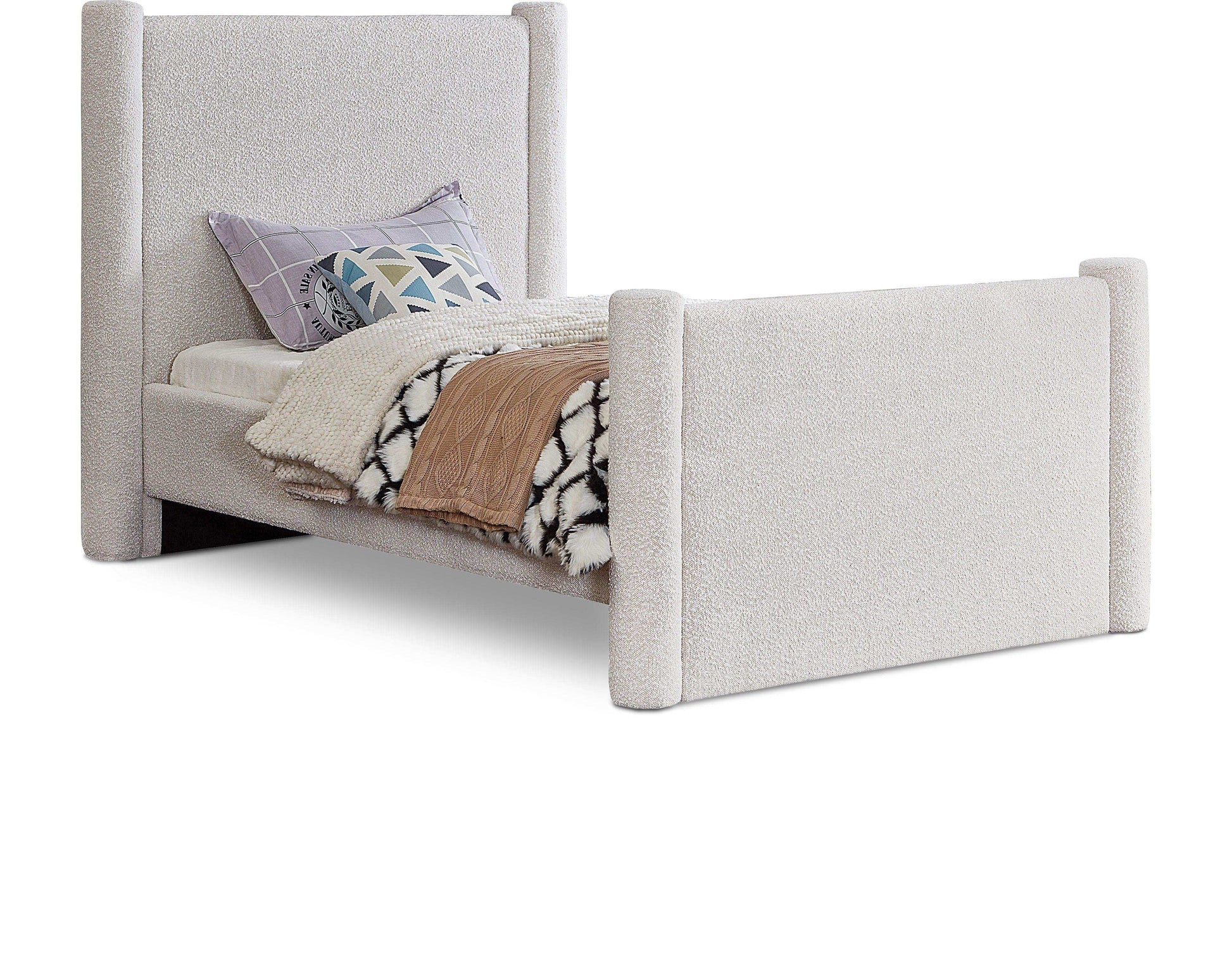 Elias - Boucle Bed - Best Buy Furniture