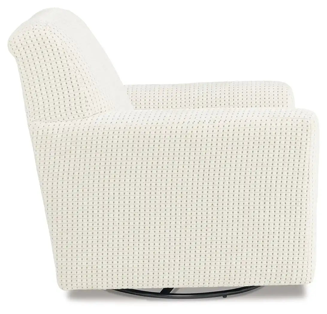 Herstow - Swivel Glider Accent Chair - Best Buy Furniture