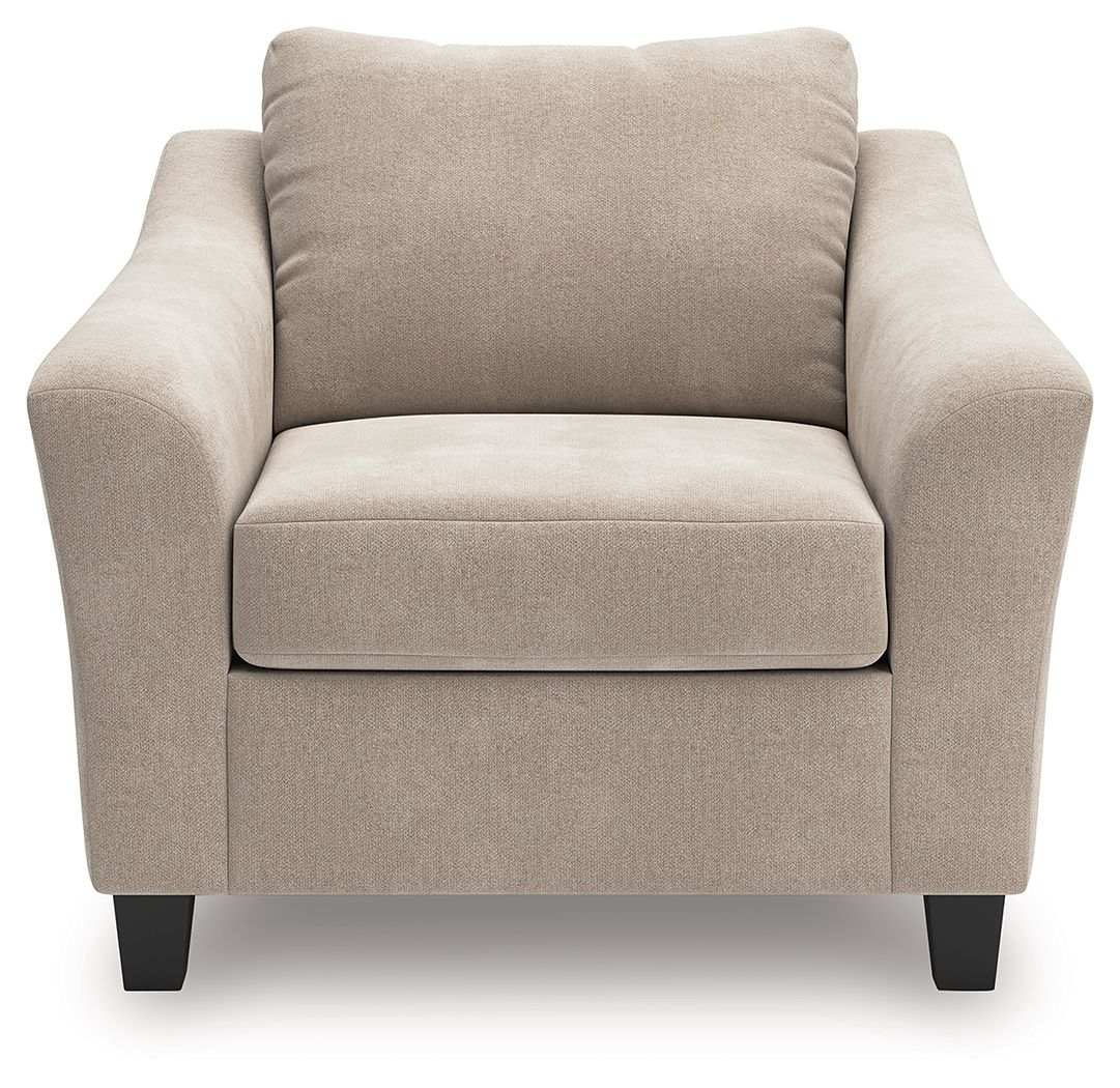 Willarae - Chair And A Half - Taupe - Best Buy Furniture