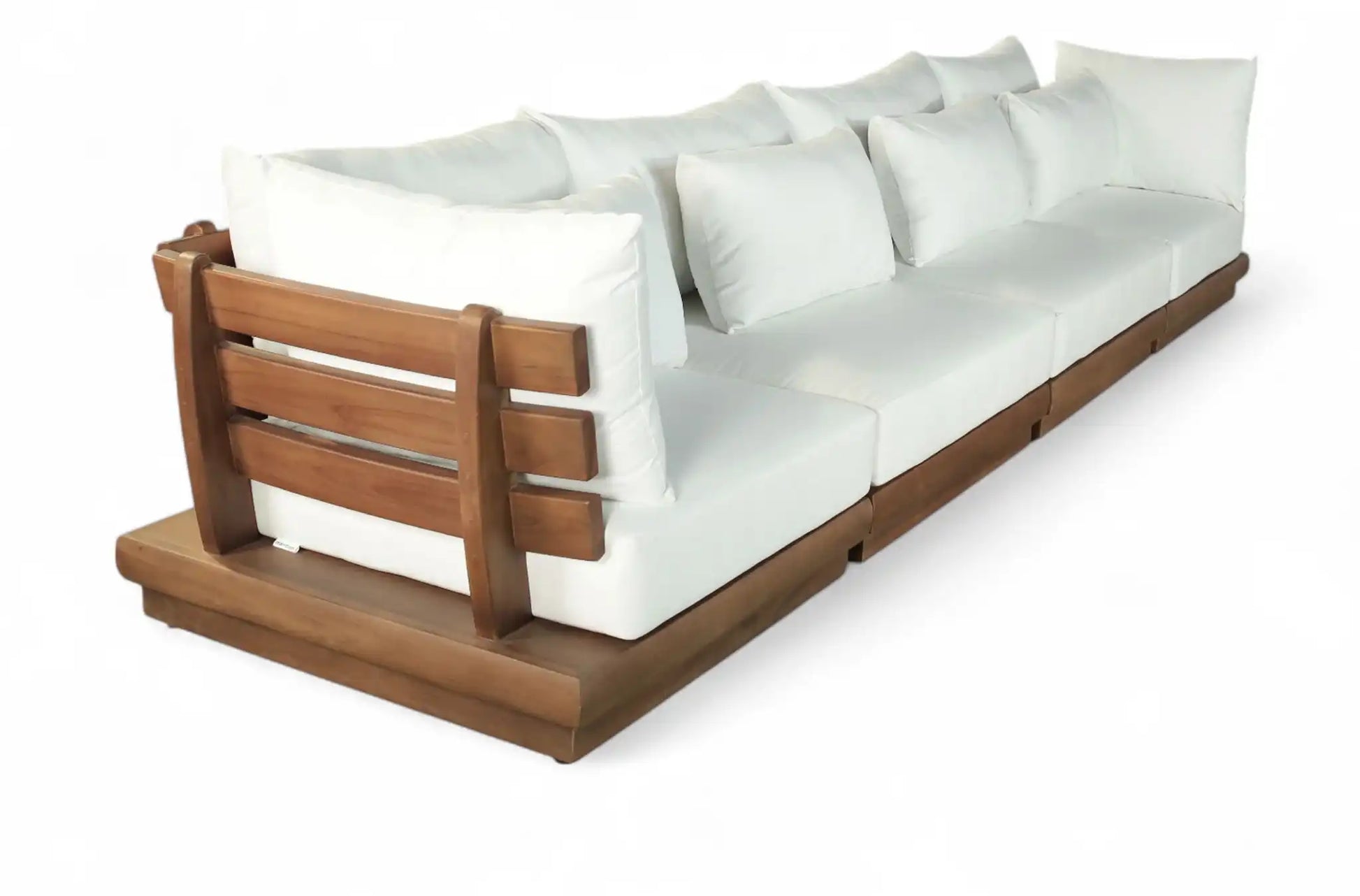Mirella - 4 Piece Water Resistant Fabric Outdoor Patio Modular Sectional - Best Buy Furniture